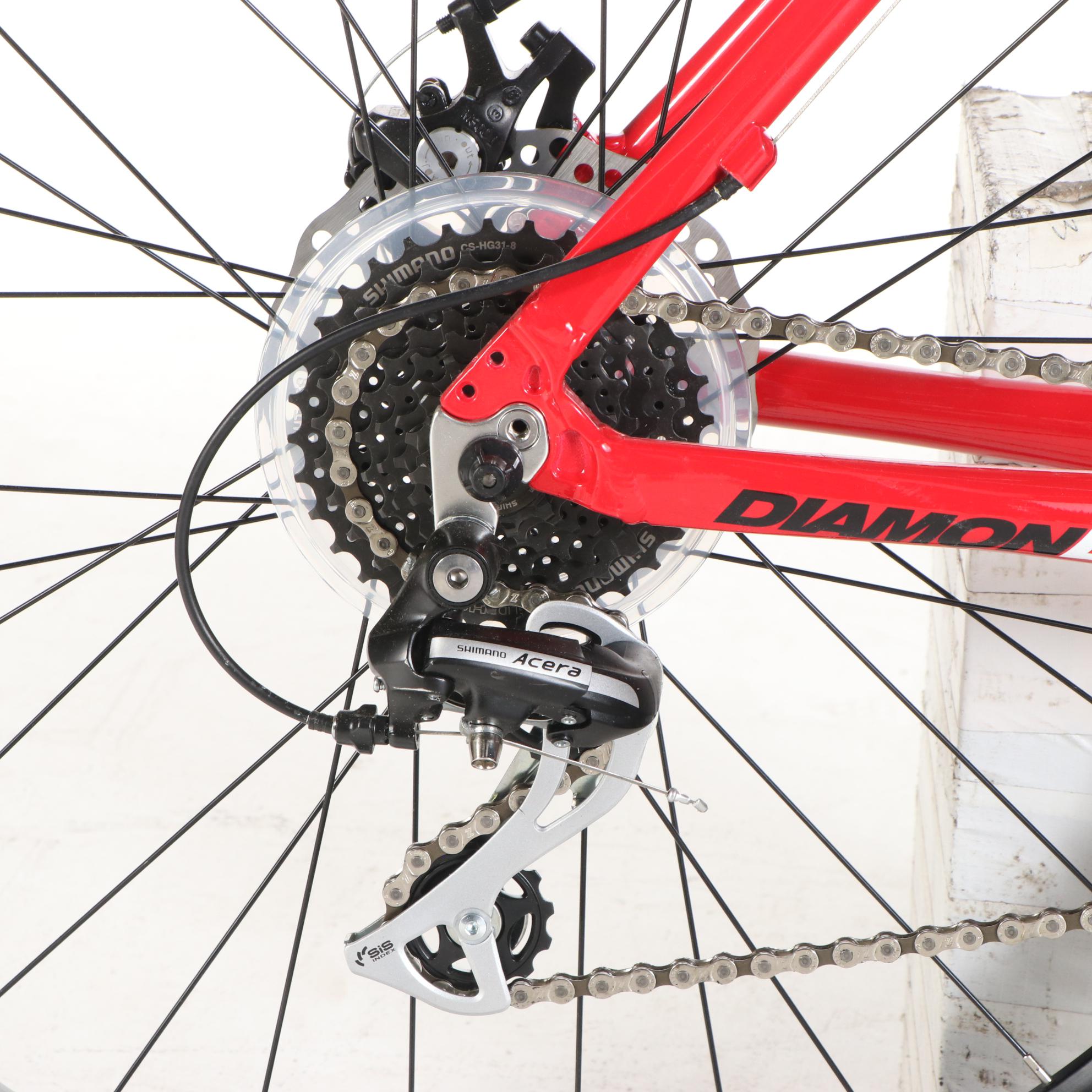 Diamondback Overdrive Mens Large Aluminum Frame 21 Speed Mountain Bike