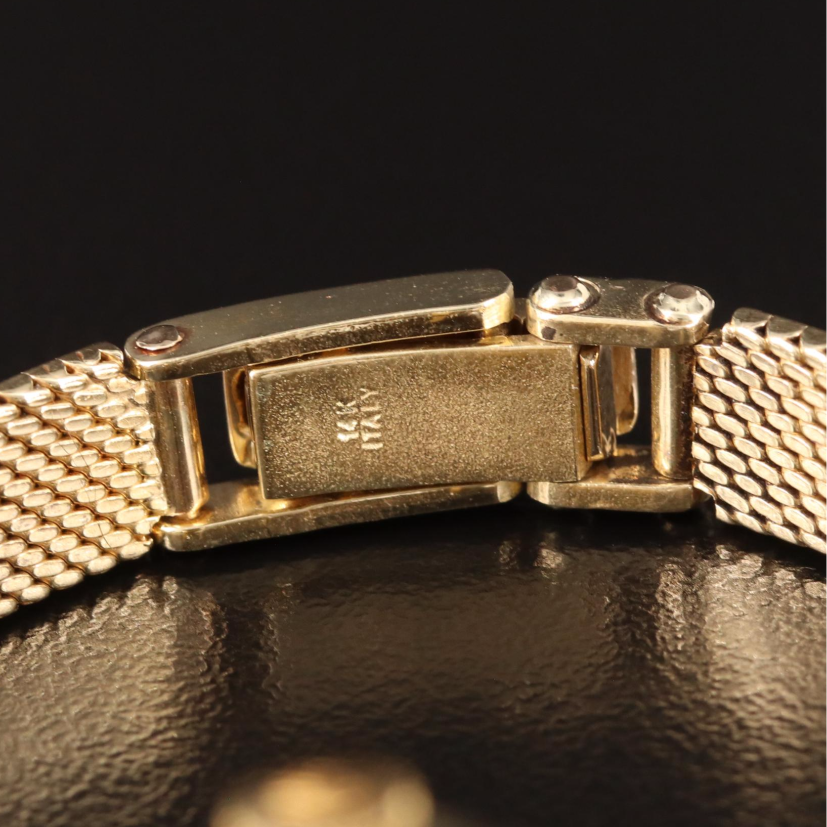 Vintage Rolex Cocktail 14K Yellow Gold Stem Wind Watch