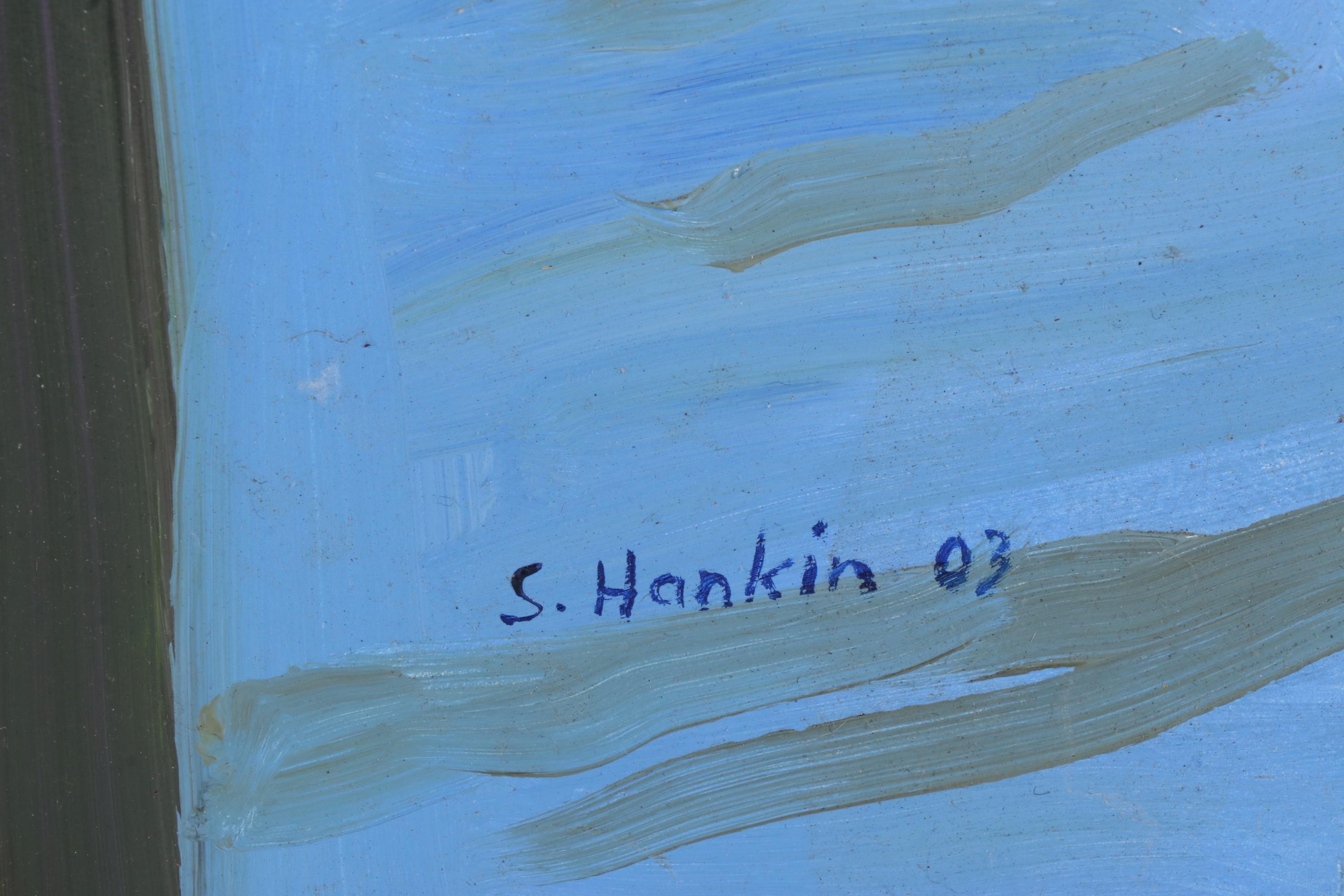 Stephen Hankin Oil Painting "Anchored Sailboats, Cape Cod," 2003