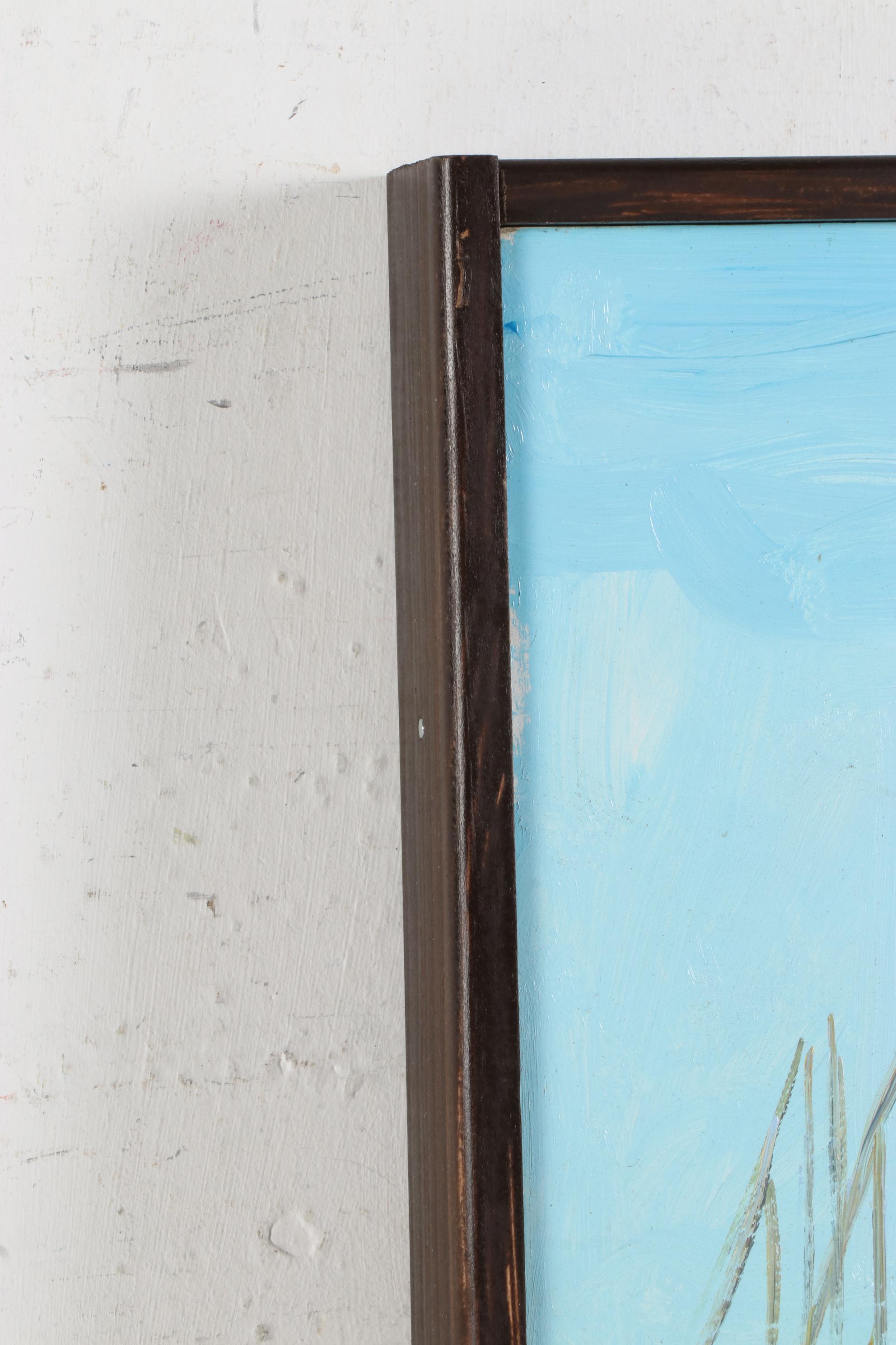 Stephen Hankin Oil Painting "Anchored Sailboats, Cape Cod," 2003