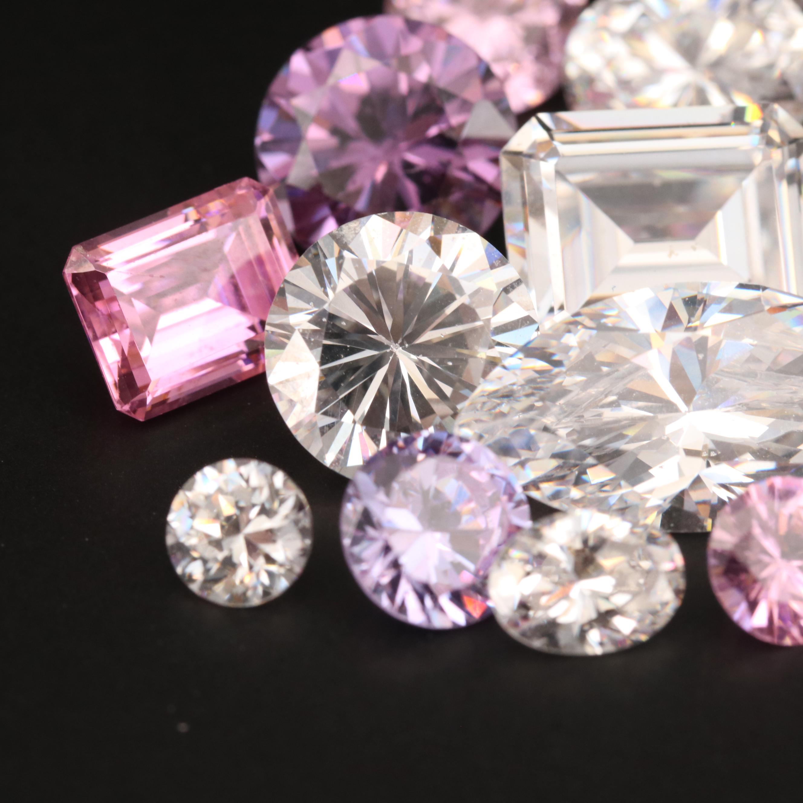 Loose Mixed Faceted Cubic Zirconia