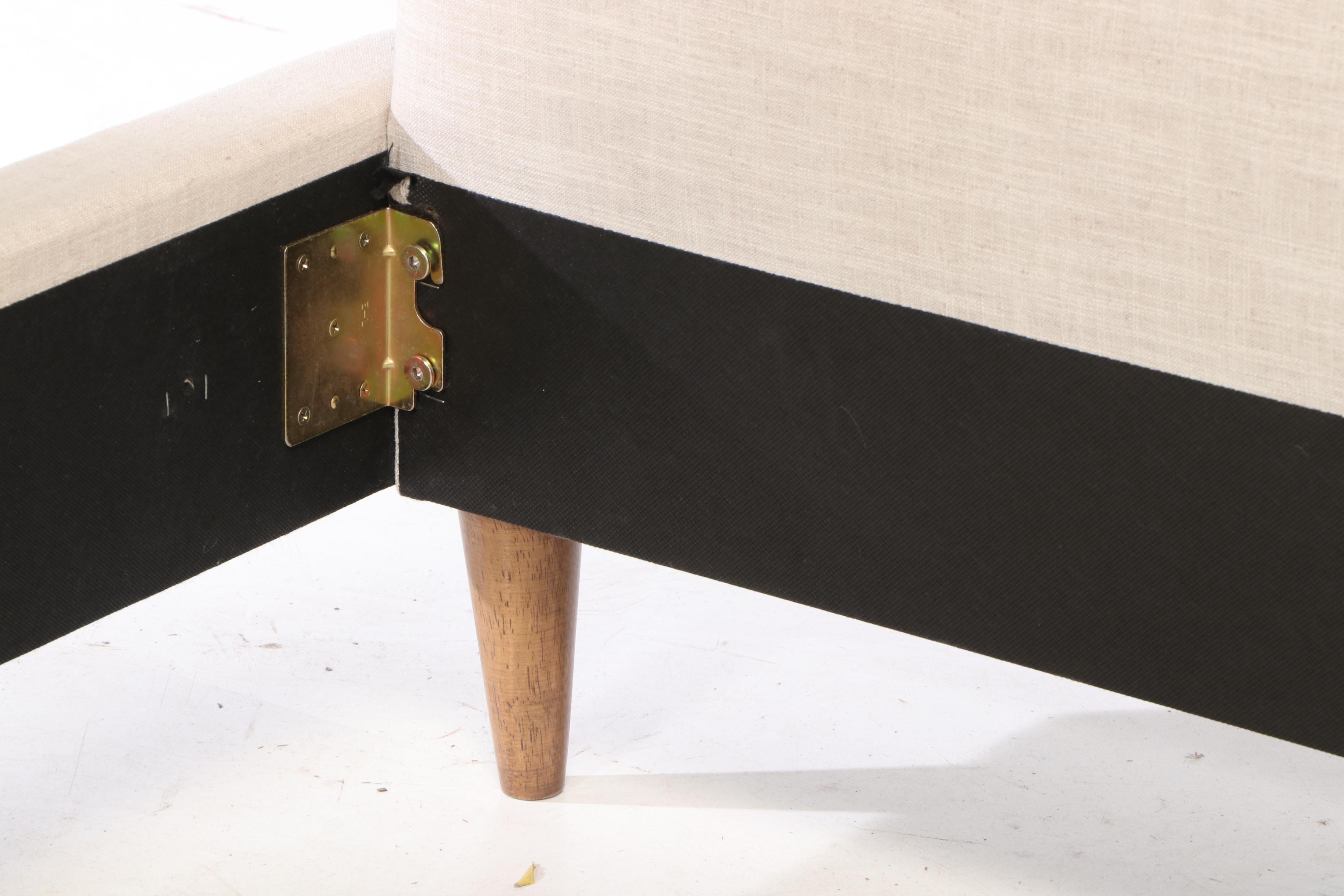 Contemporary Upholstered Queen Sized Bed Frame