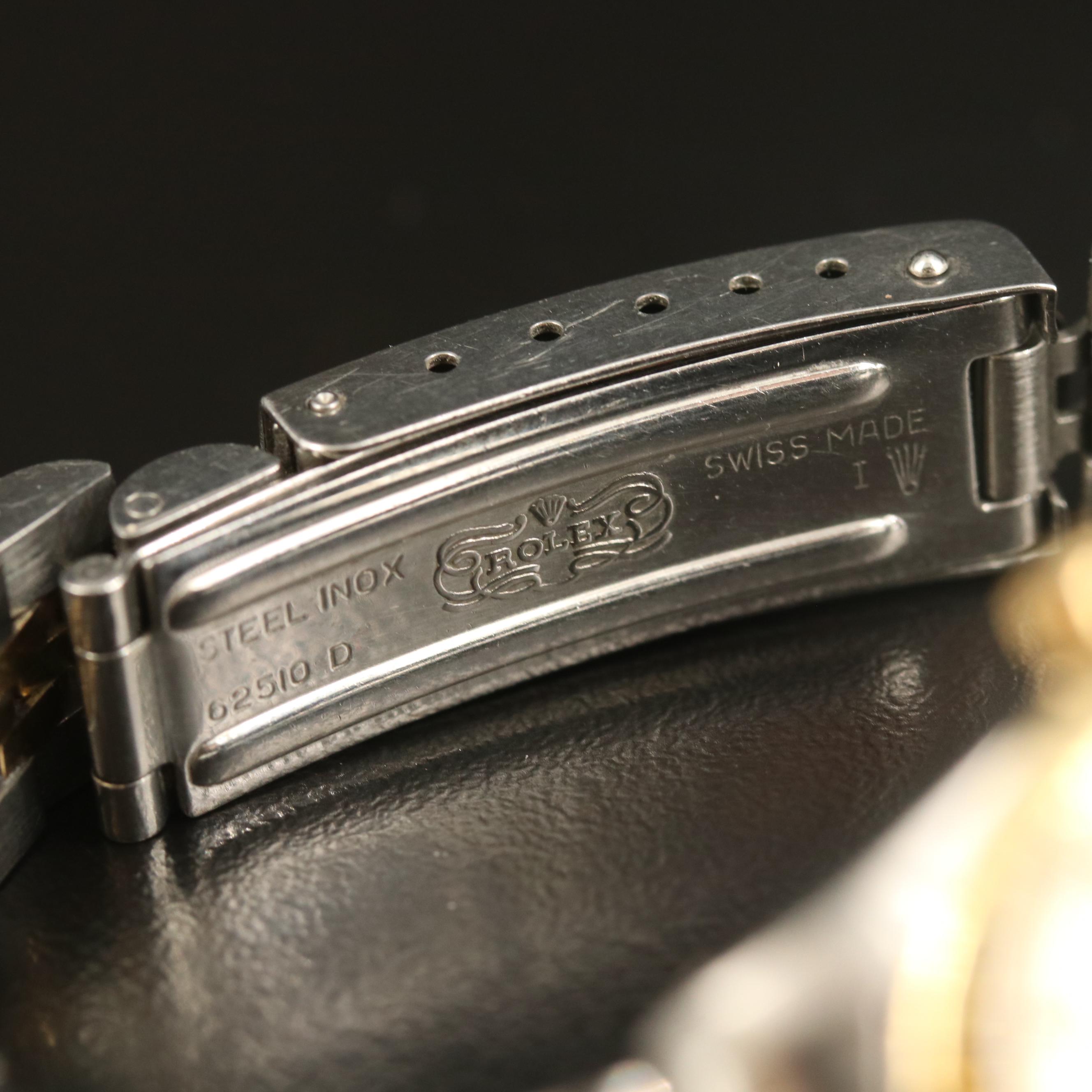 1972 Rolex Date 18K Gold and Stainless Steel Automatic Watch