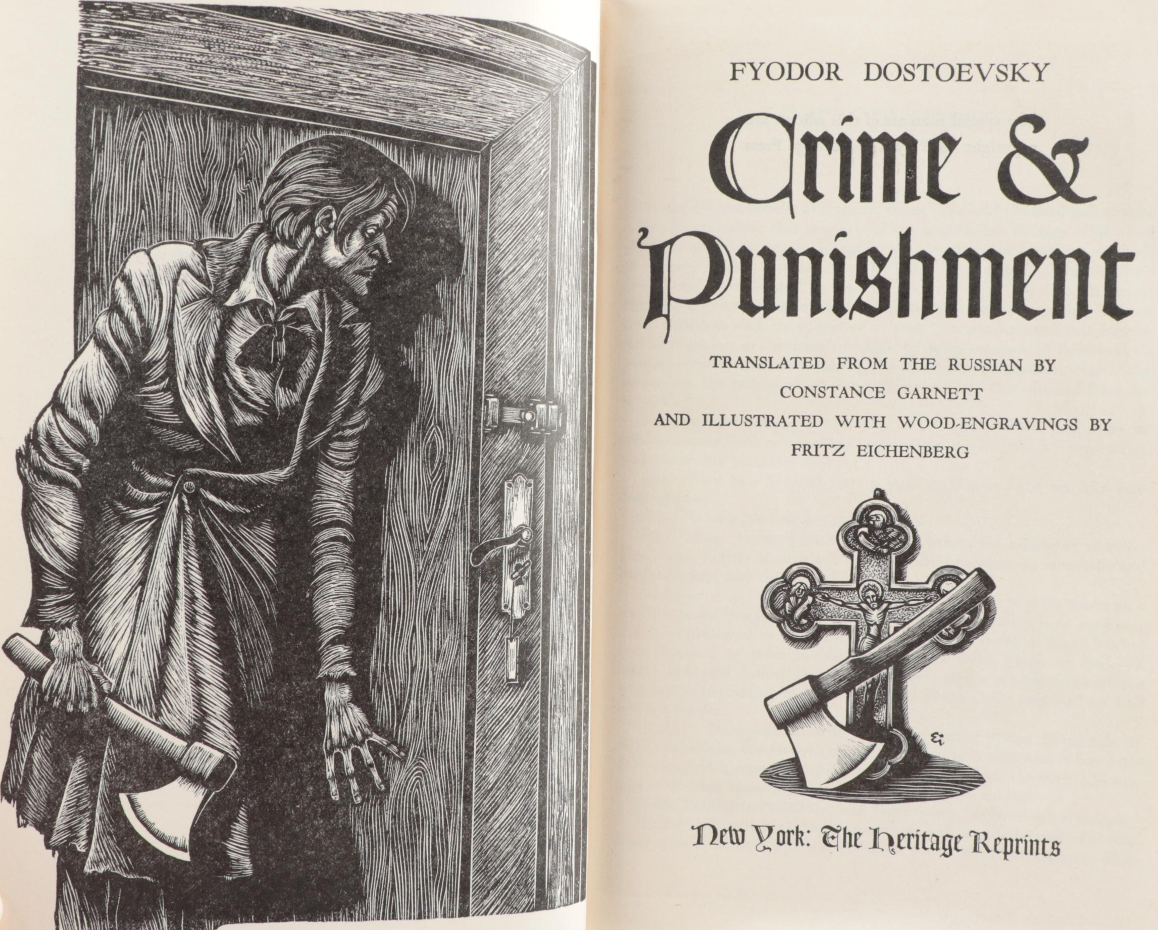 Fritz Eichenberg Illustrated "Crime and Punishment" by Fyodor Dostoevsky, 1938