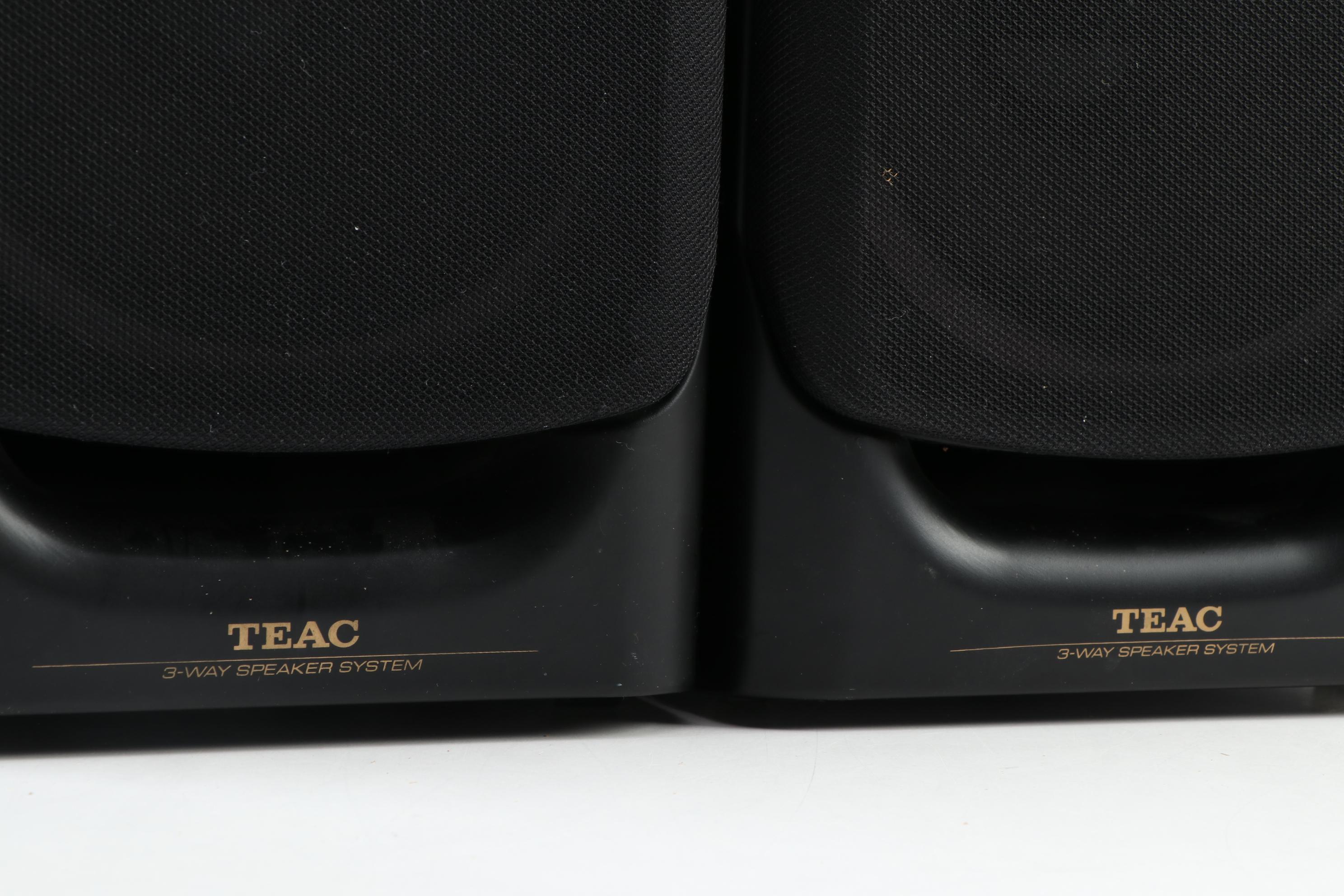 Optimus XTS 40 and Teac Model No. LS-600 3-Way Speaker System