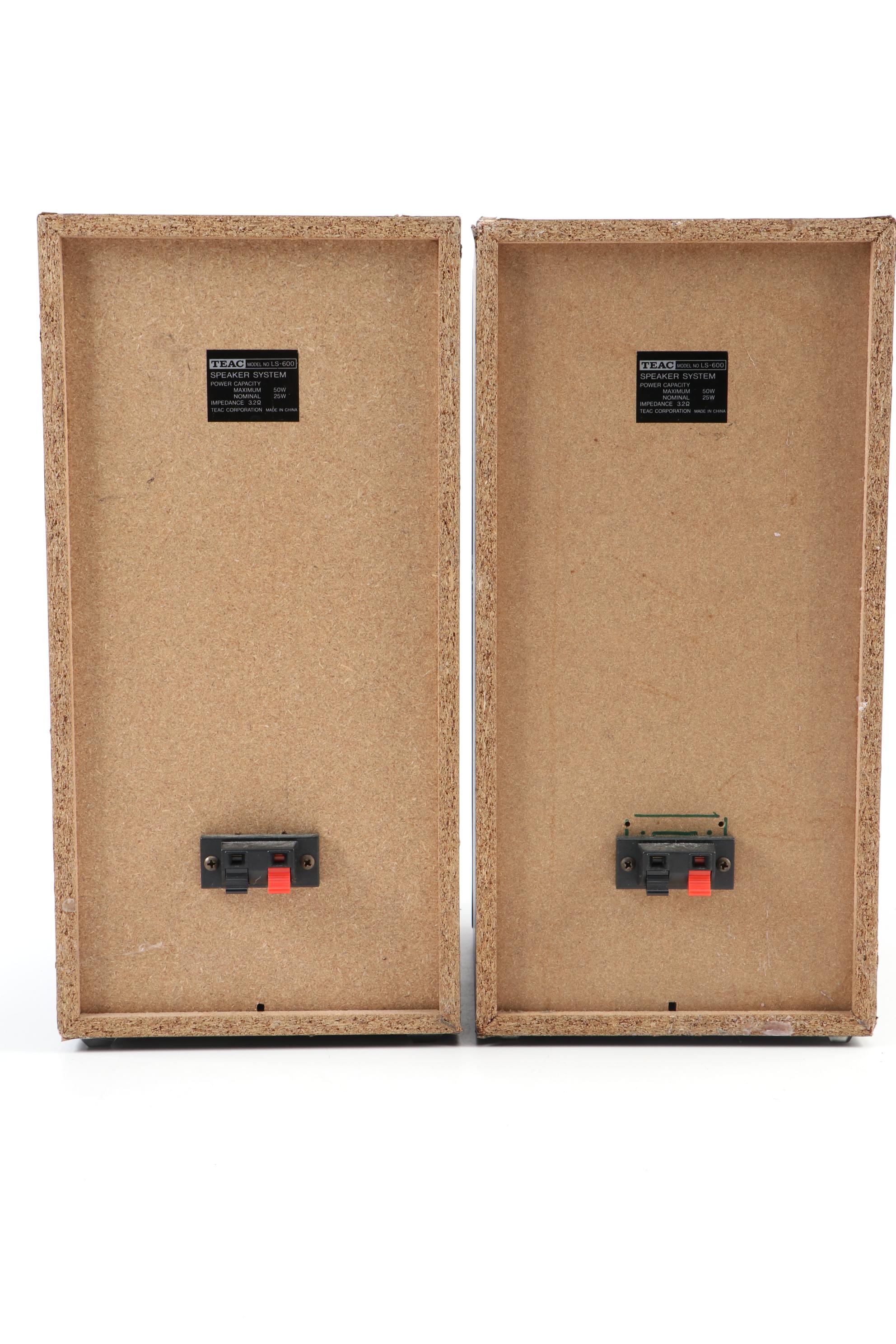 Optimus XTS 40 and Teac Model No. LS-600 3-Way Speaker System