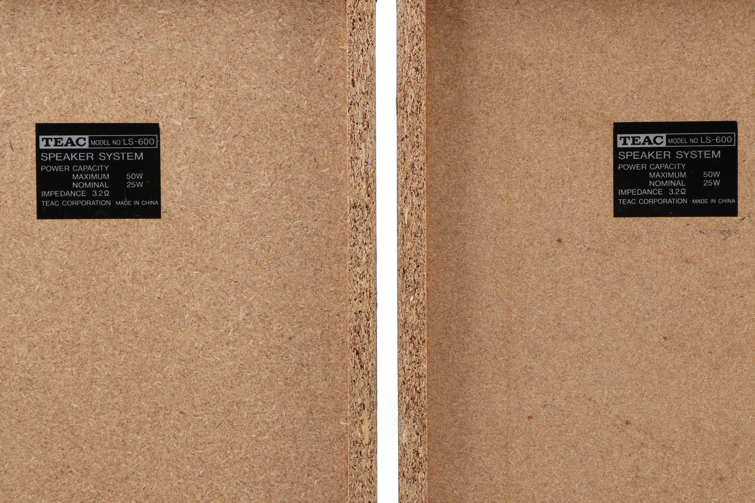 Optimus XTS 40 and Teac Model No. LS-600 3-Way Speaker System