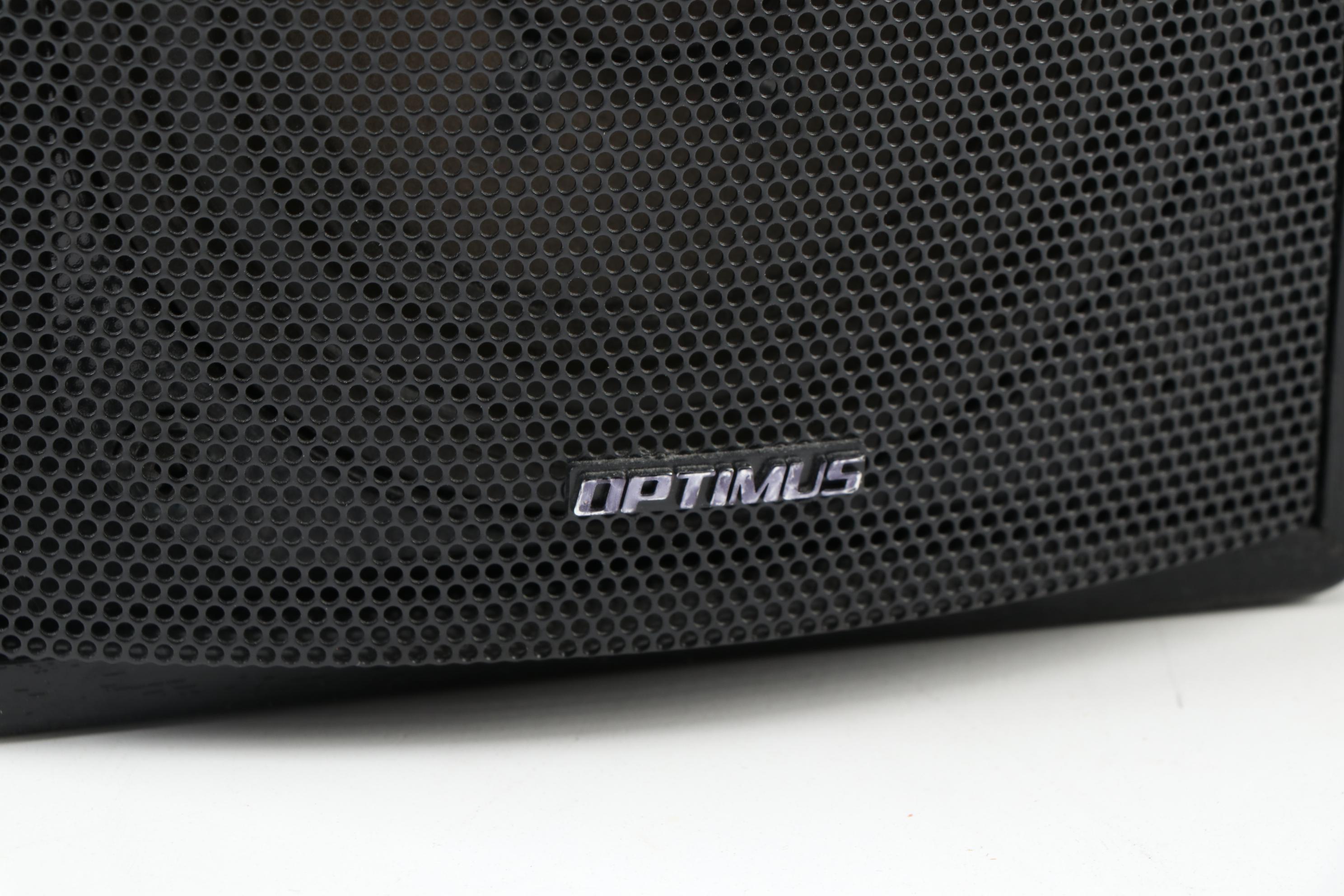 Optimus XTS 40 and Teac Model No. LS-600 3-Way Speaker System