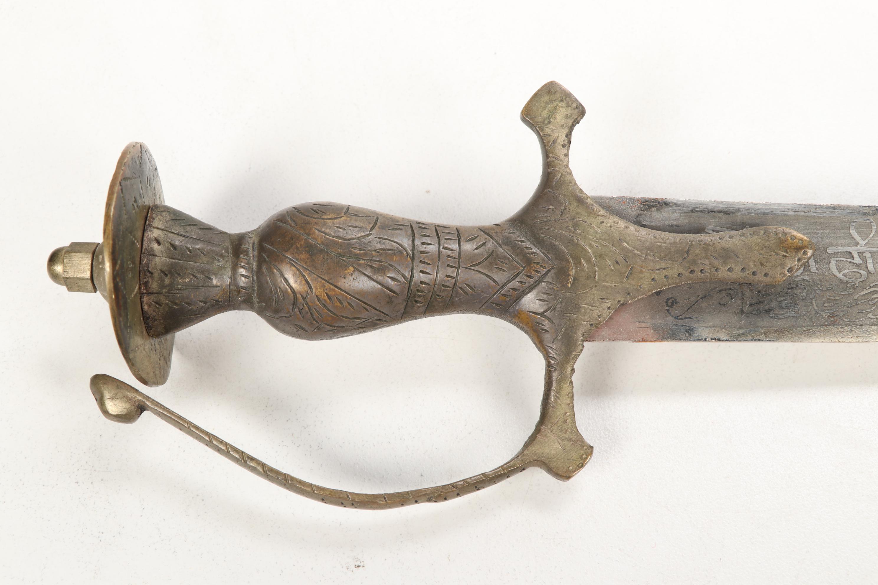 Indian Talwar Swords with Velvet Accented Sheaths