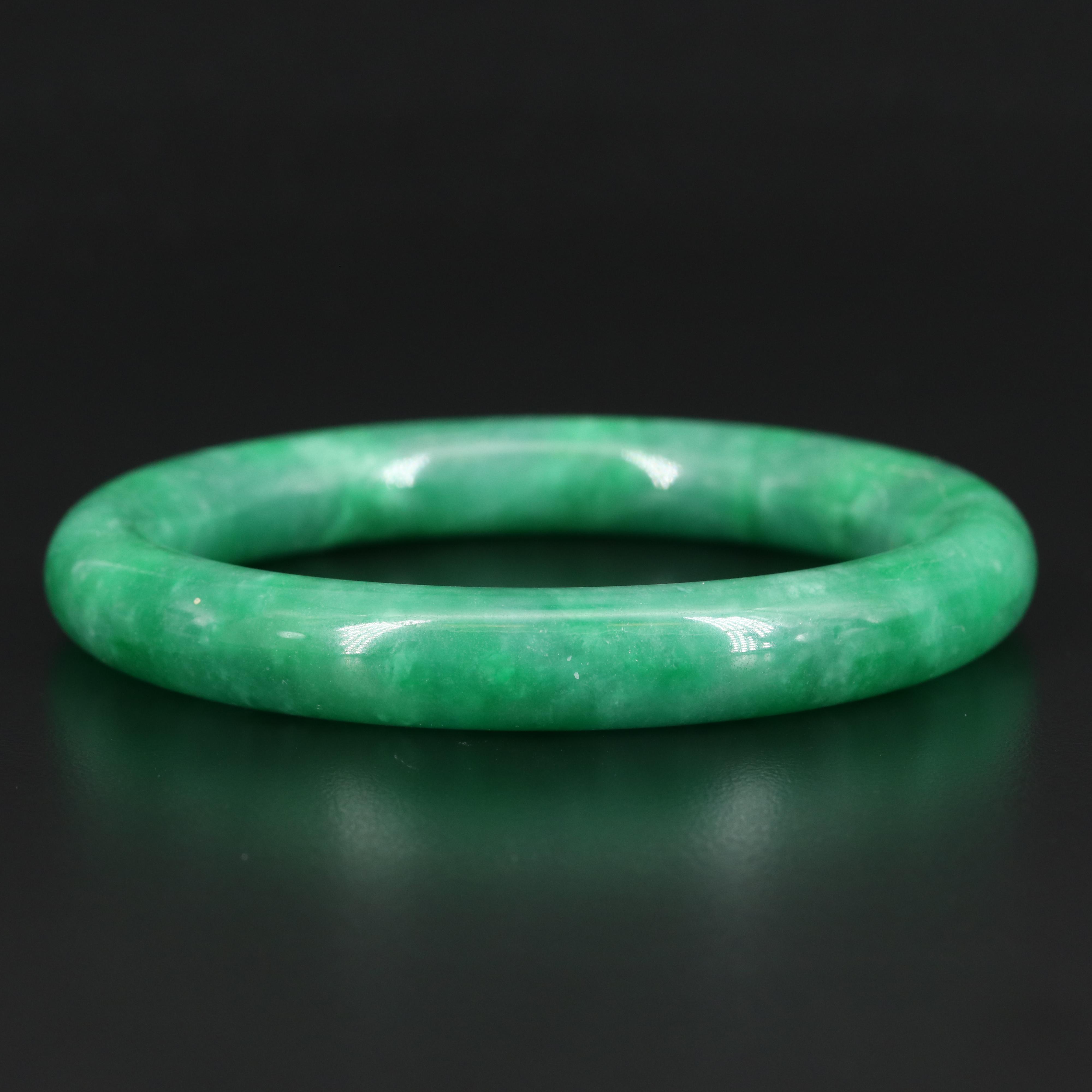 Jadeite Hololith Bangle