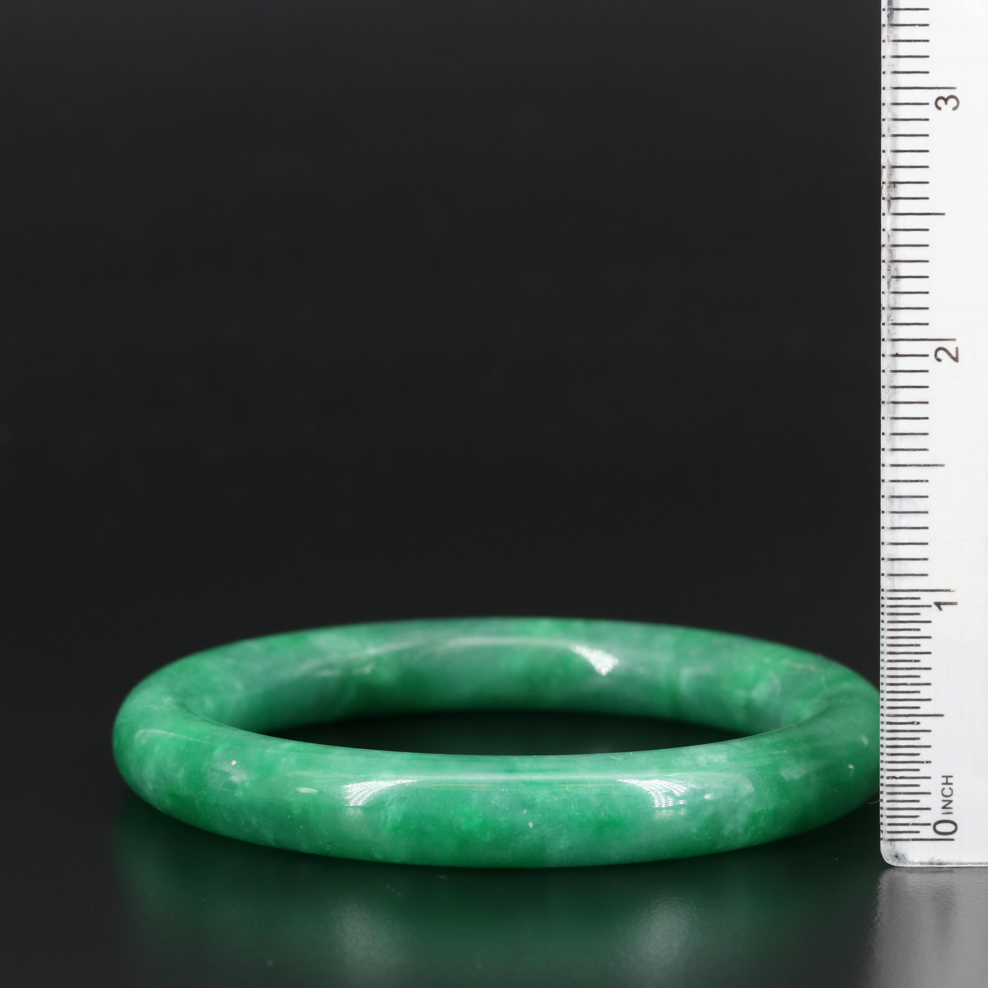 Jadeite Hololith Bangle