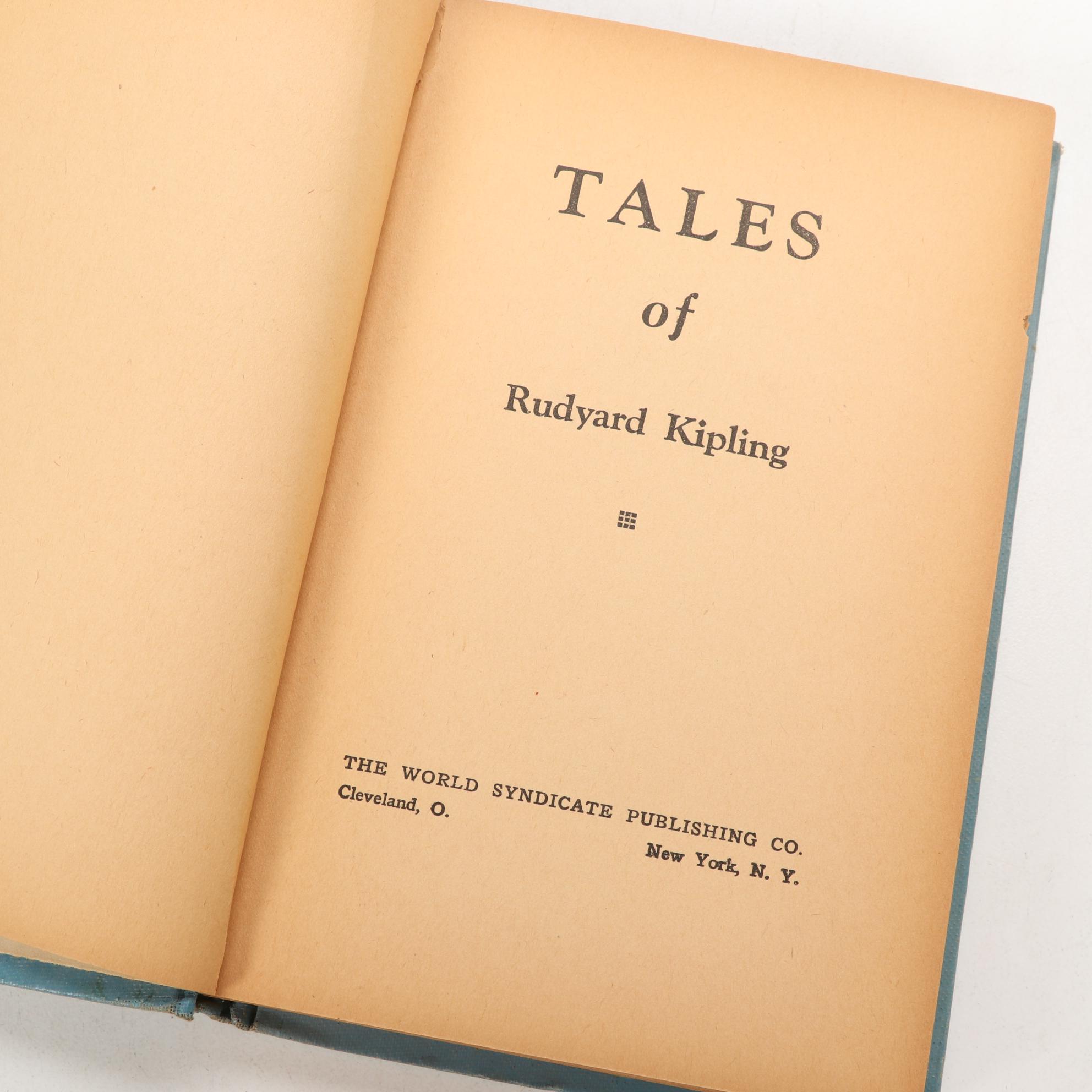 "The Jungle Book," "Kim," and More by Rudyard Kipling, Early 20th Century