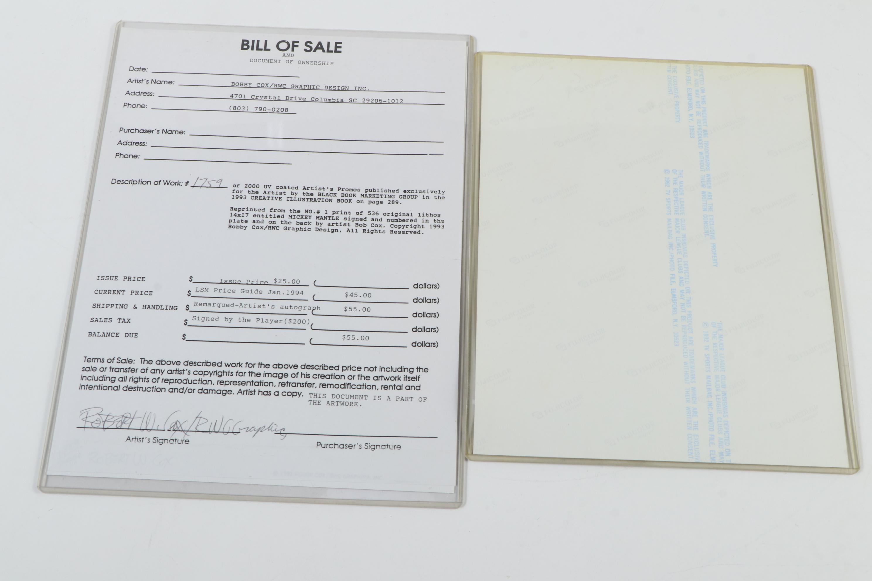 Mickey Mantle Memorabilia Collection Including Card Reprints and Photographs