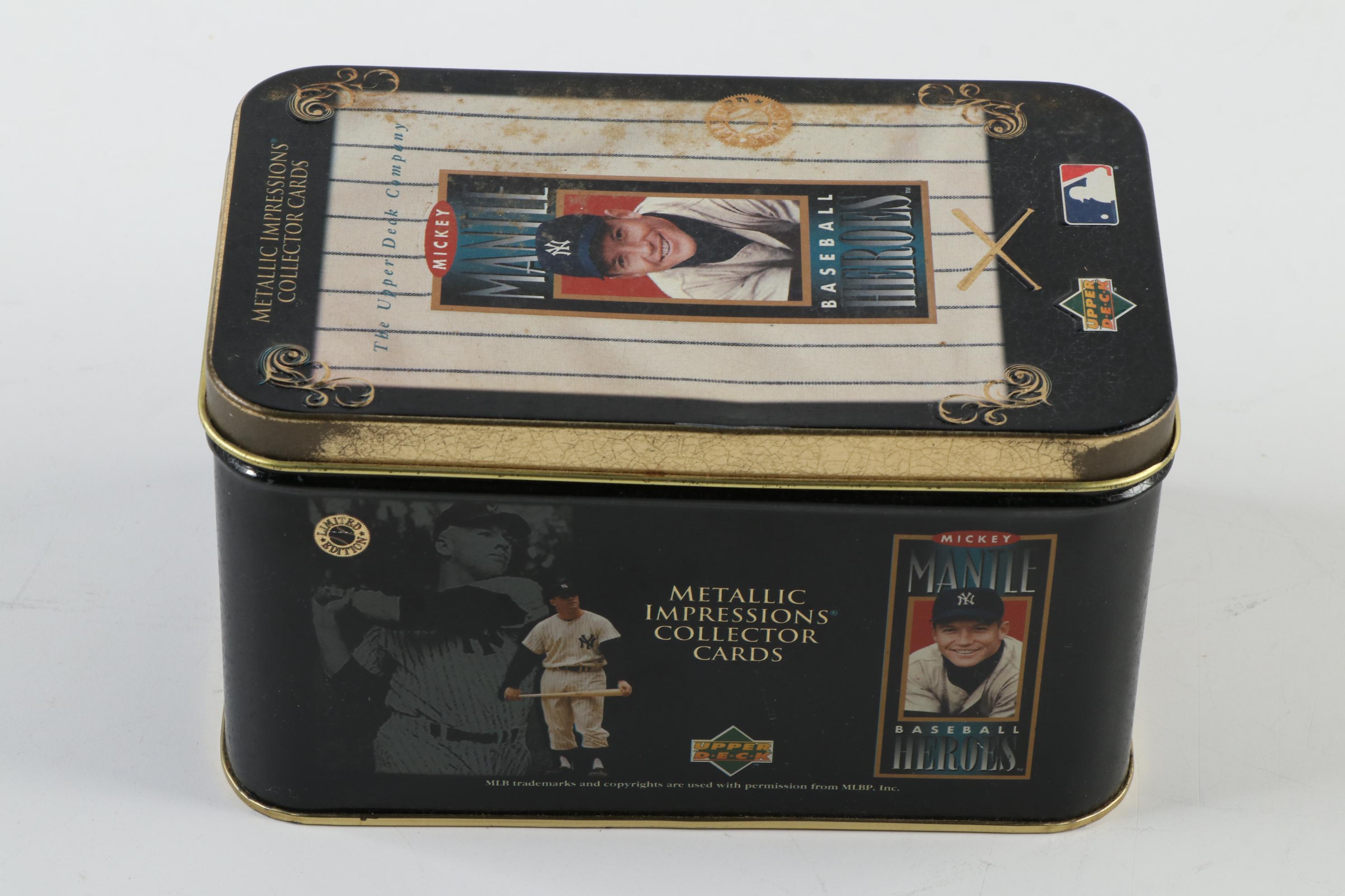 Mickey Mantle Memorabilia Collection Including Card Reprints and Photographs