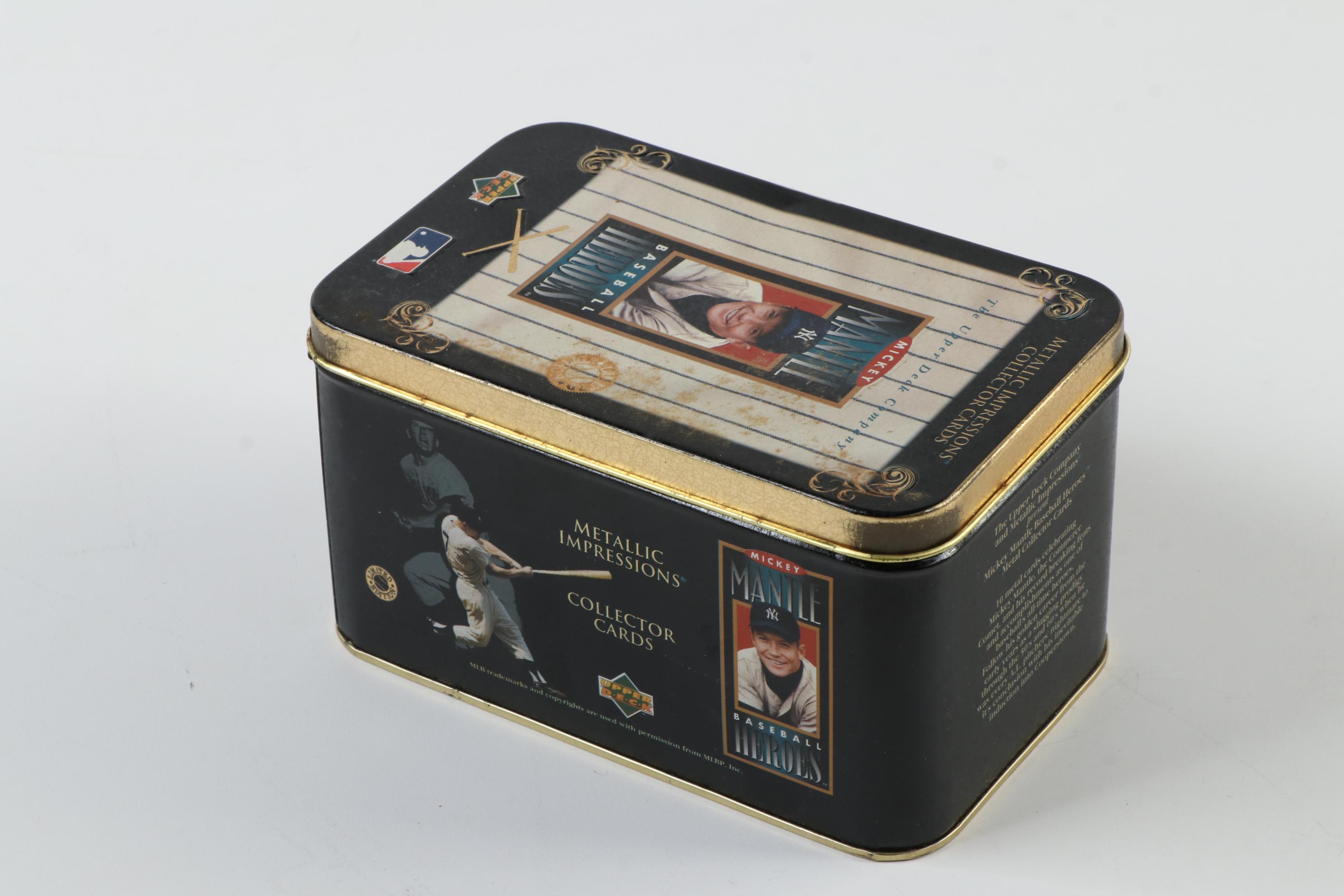 Mickey Mantle Memorabilia Collection Including Card Reprints and Photographs