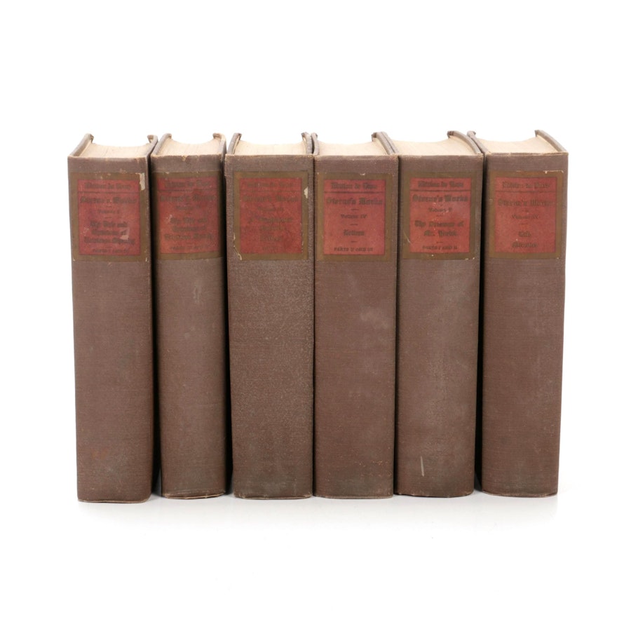 Limited Edition "The Complete Works and Life of Laurence Sterne" Six-Volume Set