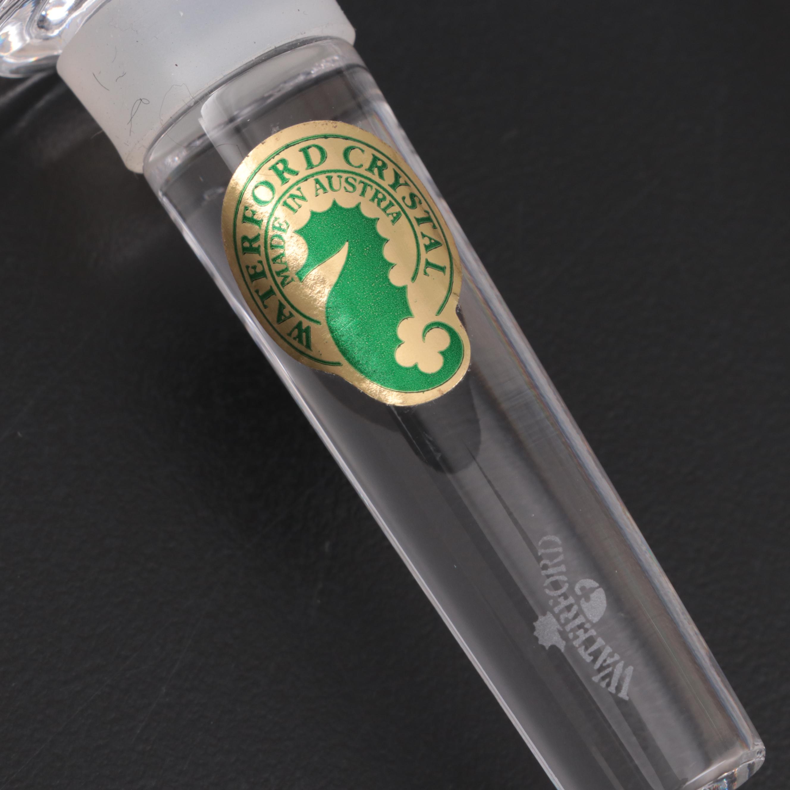 Waterford Crystal "Star of Erin" Bottle Stoppers, Contemporary