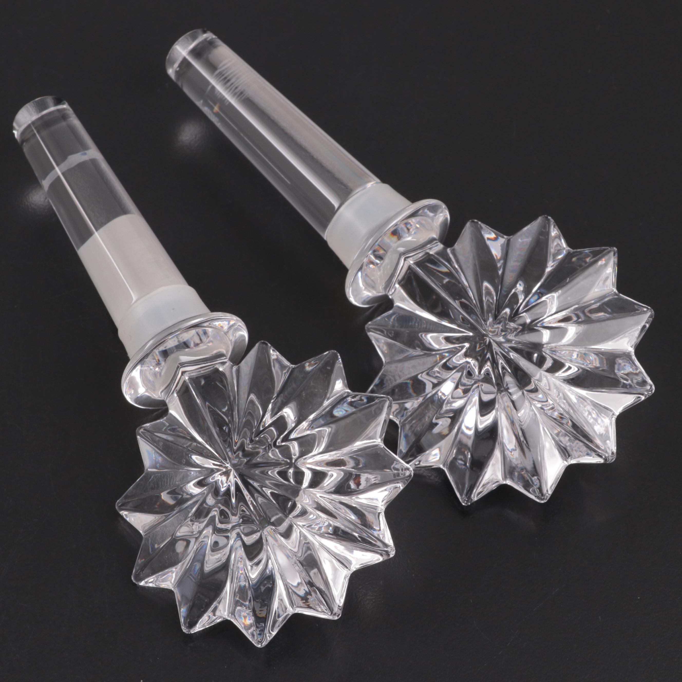 Waterford Crystal "Star of Erin" Bottle Stoppers, Contemporary