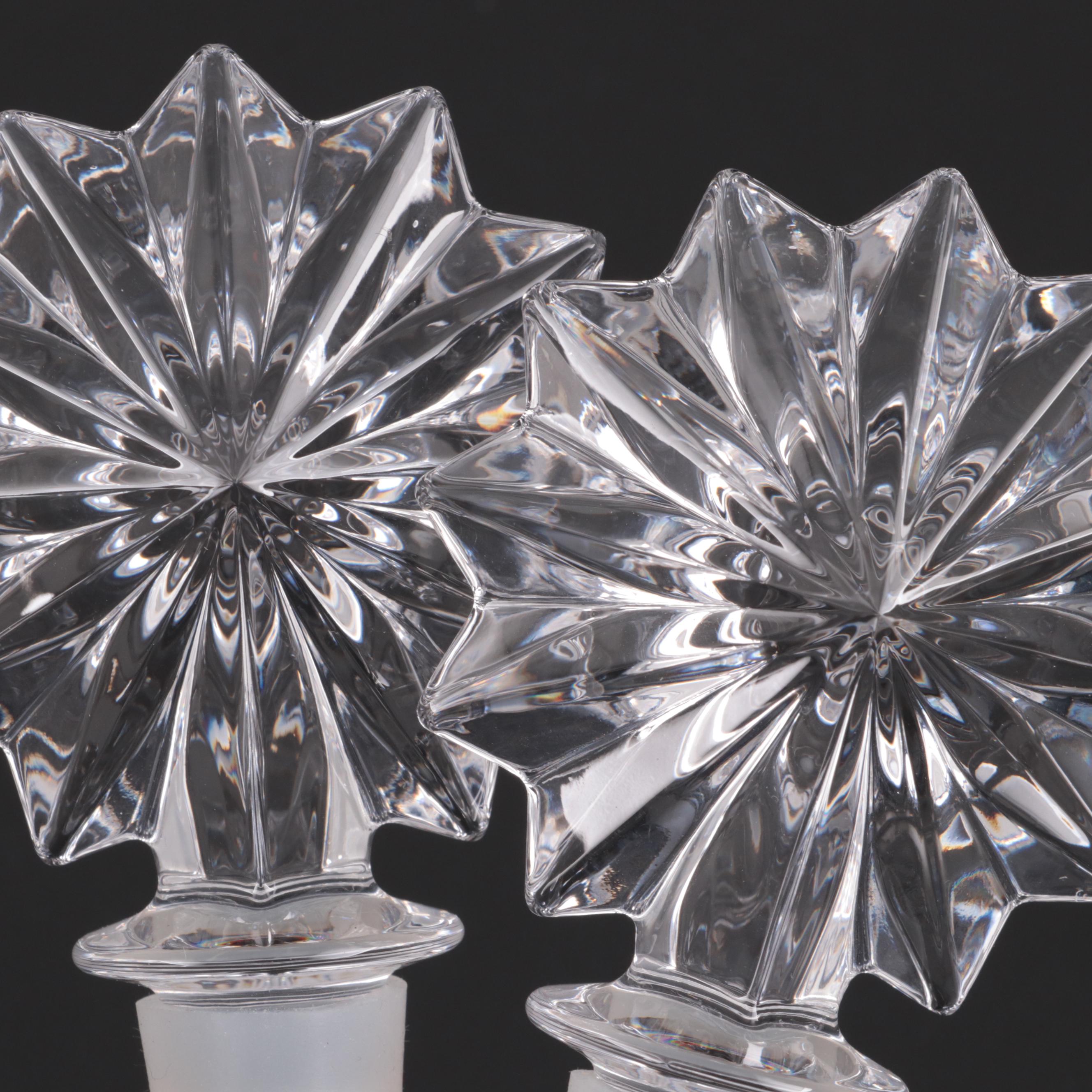 Waterford Crystal "Star of Erin" Bottle Stoppers, Contemporary