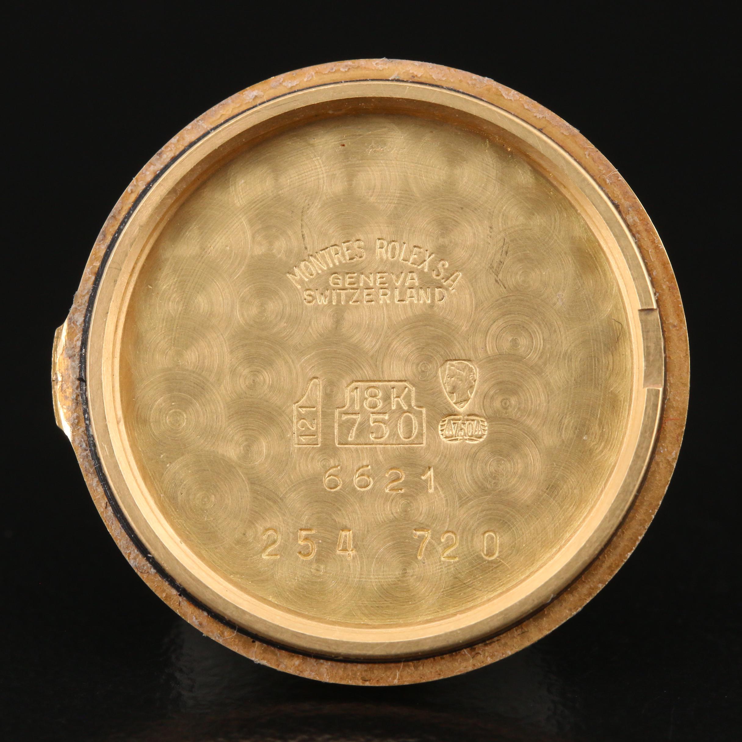 Circa 1993 Rolex "Cellini" 18K Yellow Gold Quartz Watch