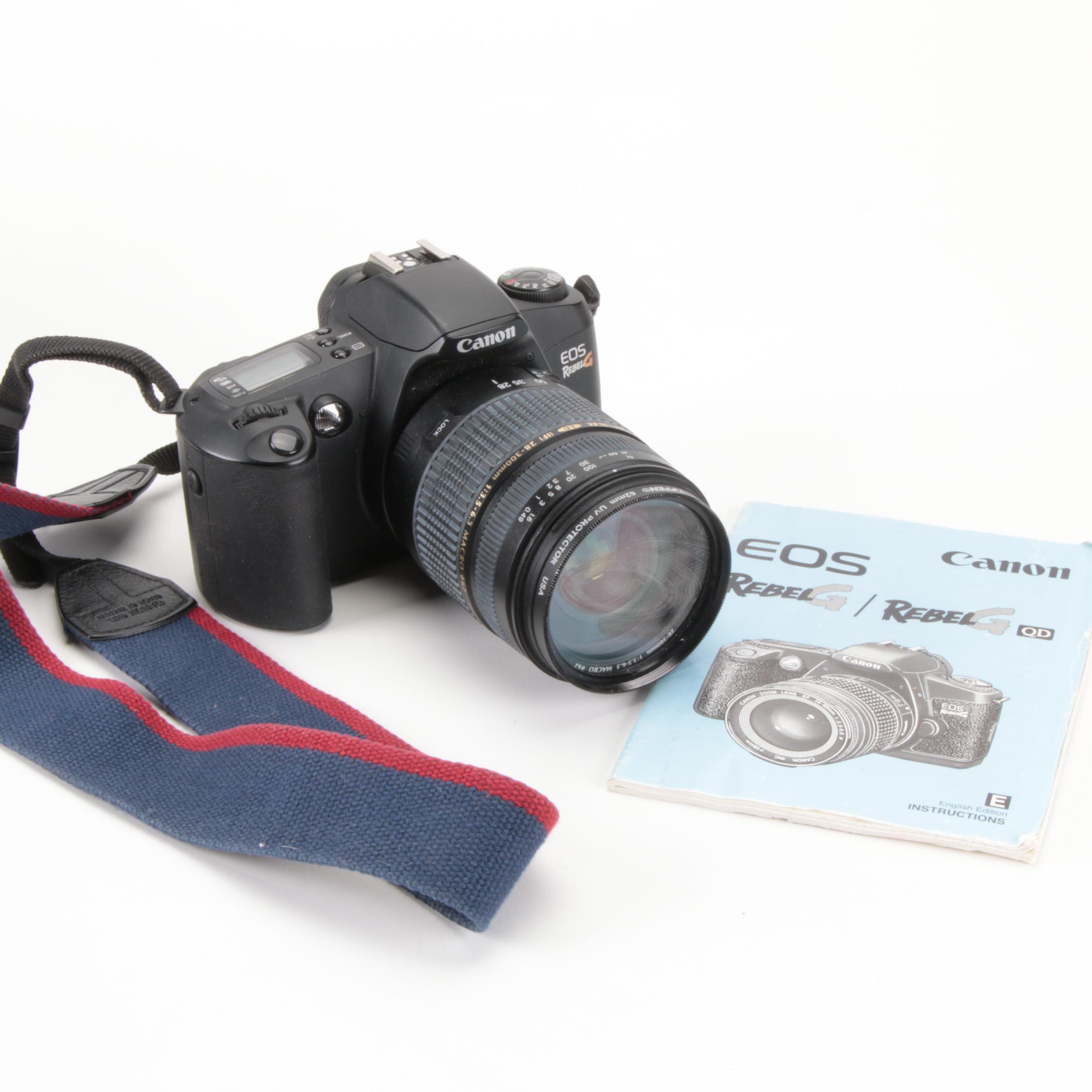 Canon "EOS Rebel G" with Canon and Tamron Lenses