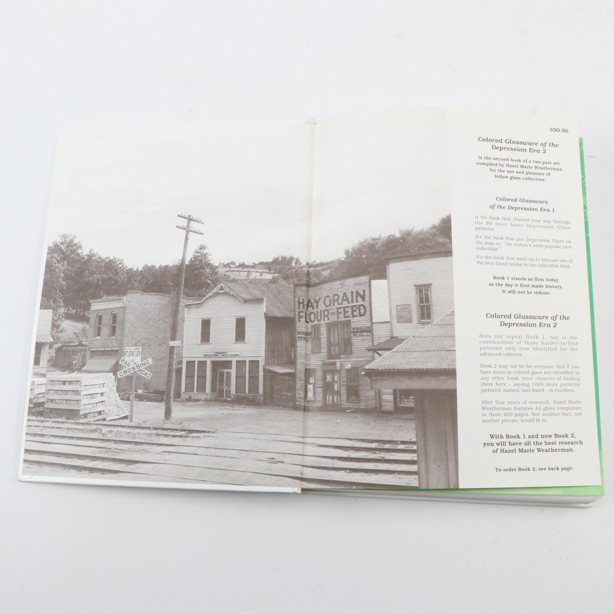 "Colored Glassware of the Depression Era 2" by Hazel Marie Weatherman, 1991