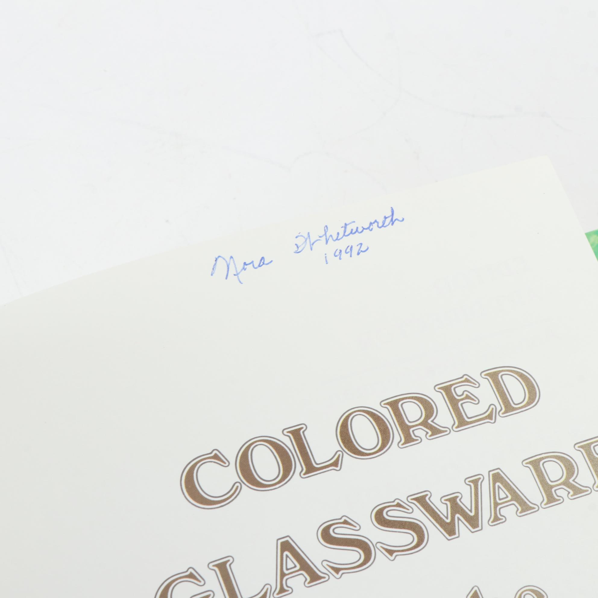 "Colored Glassware of the Depression Era 2" by Hazel Marie Weatherman, 1991