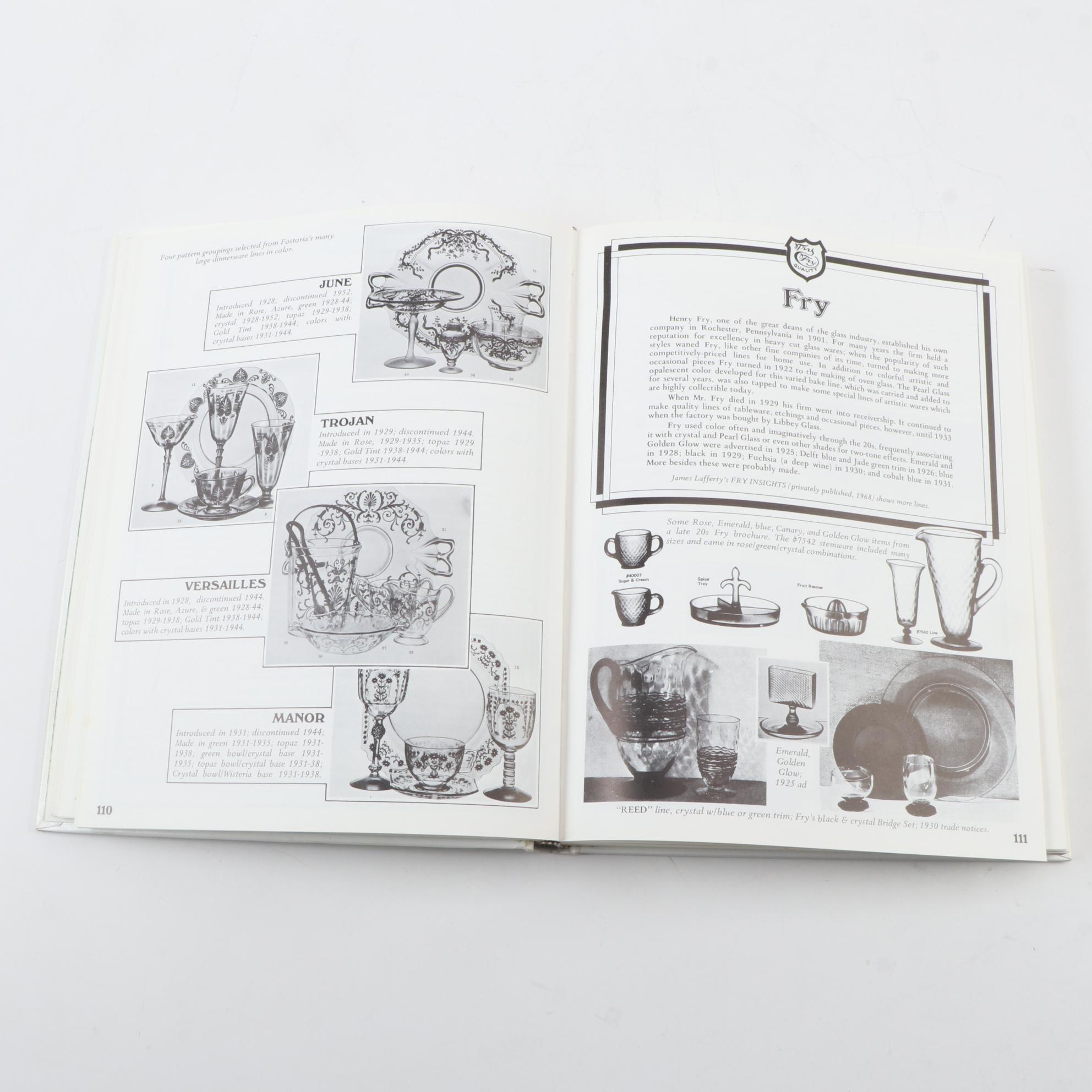 "Colored Glassware of the Depression Era 2" by Hazel Marie Weatherman, 1991