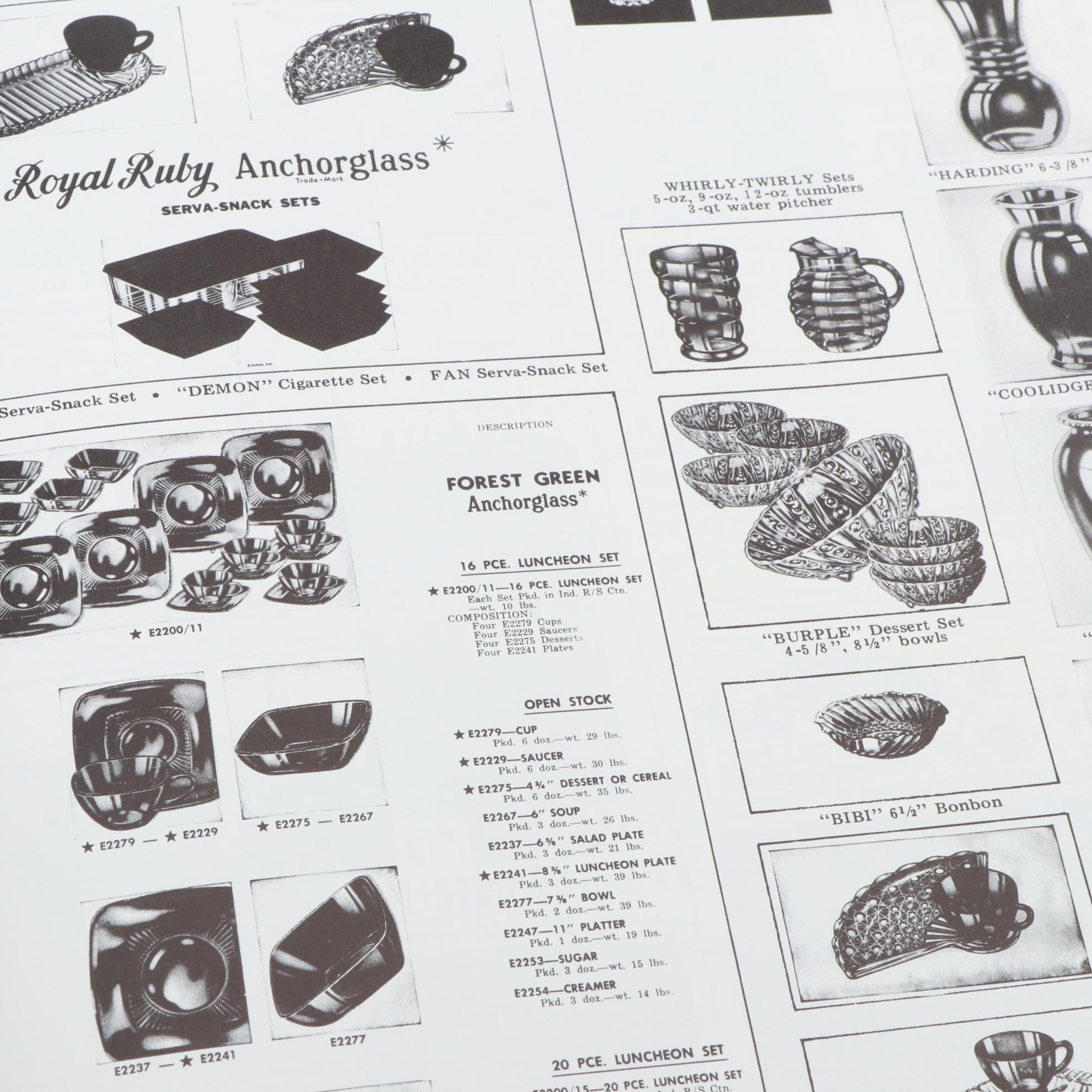 "Colored Glassware of the Depression Era 2" by Hazel Marie Weatherman, 1991