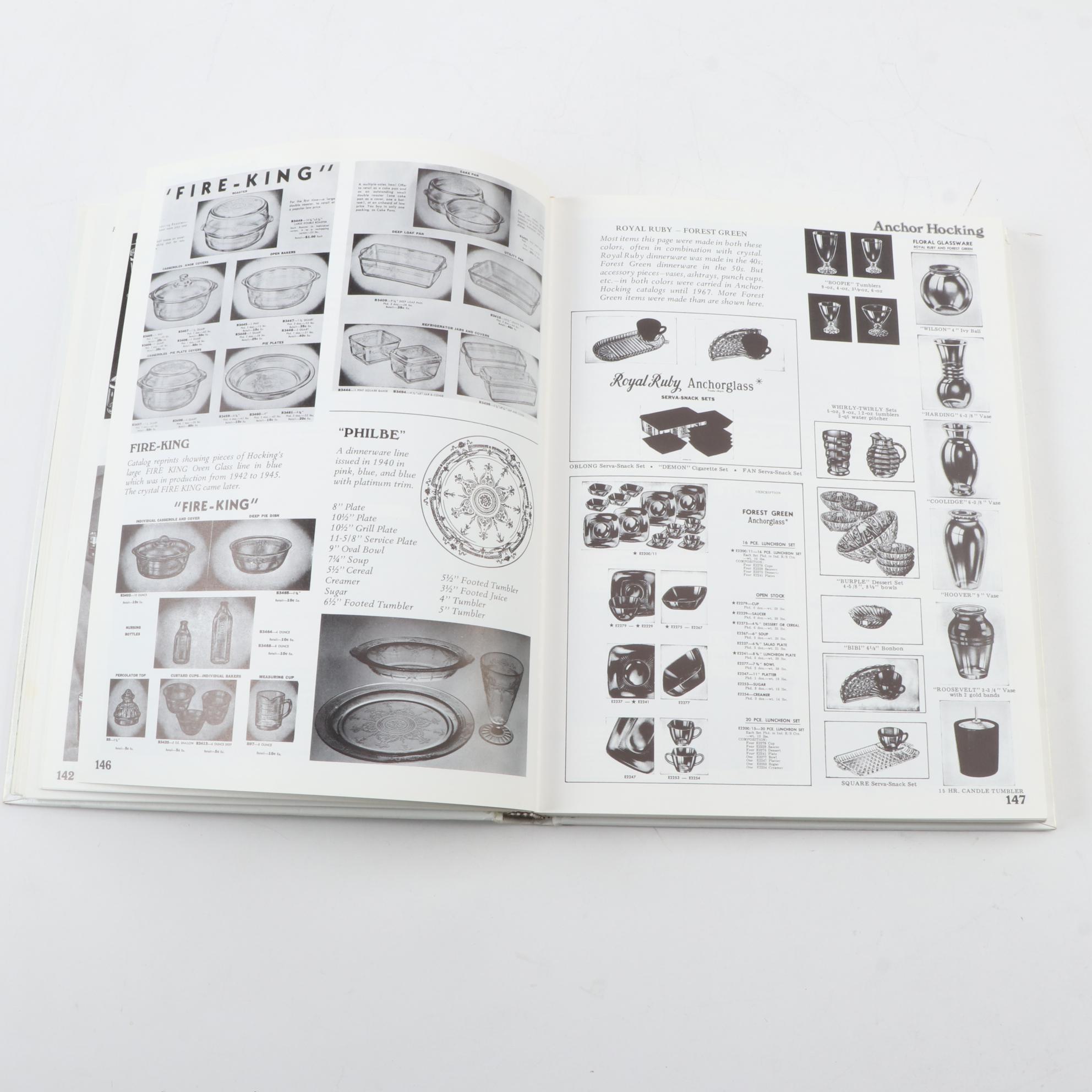 "Colored Glassware of the Depression Era 2" by Hazel Marie Weatherman, 1991