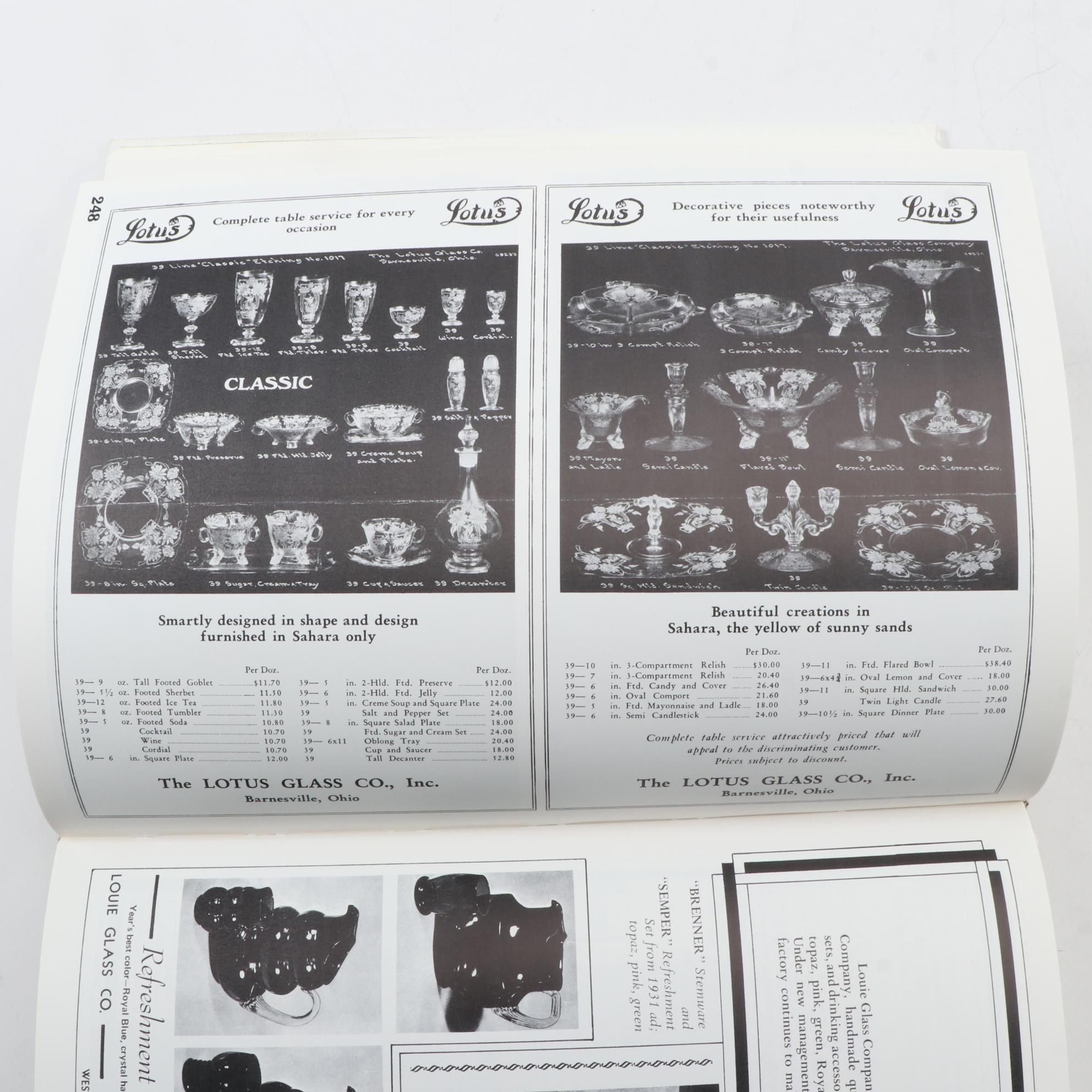 "Colored Glassware of the Depression Era 2" by Hazel Marie Weatherman, 1991