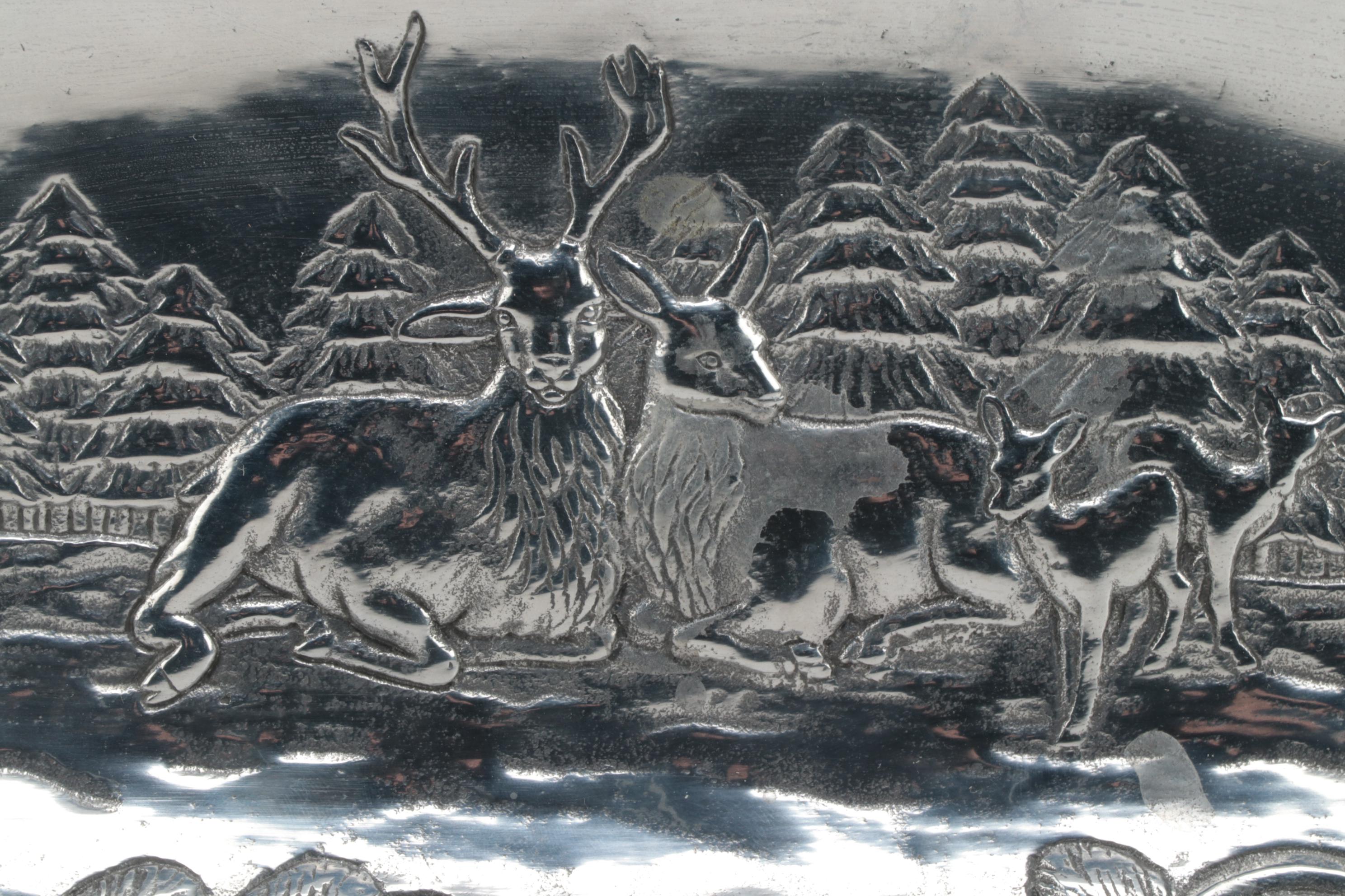 Conduit Soda Can Motif Paperweights and Rolex Notepad with Arthur Court Tray