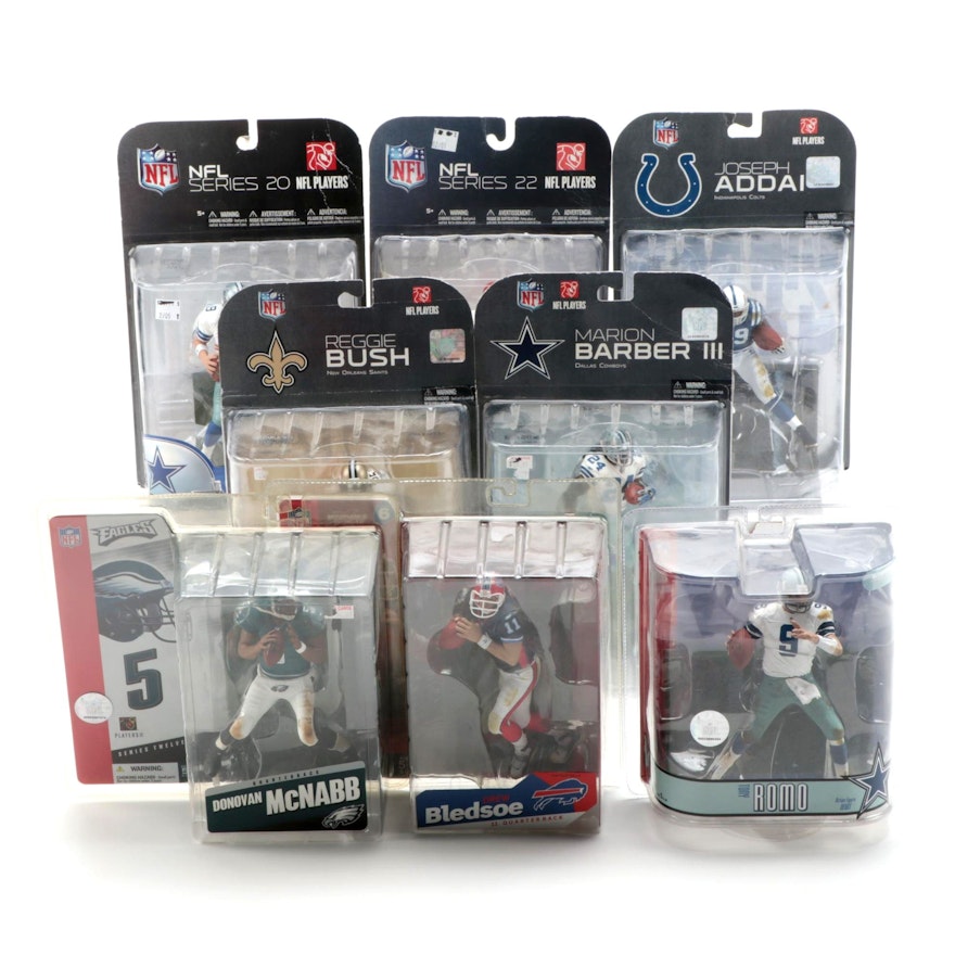 McFarlane Toys NFL Action Figures Including Reggie Bush, Tony Romo, and More