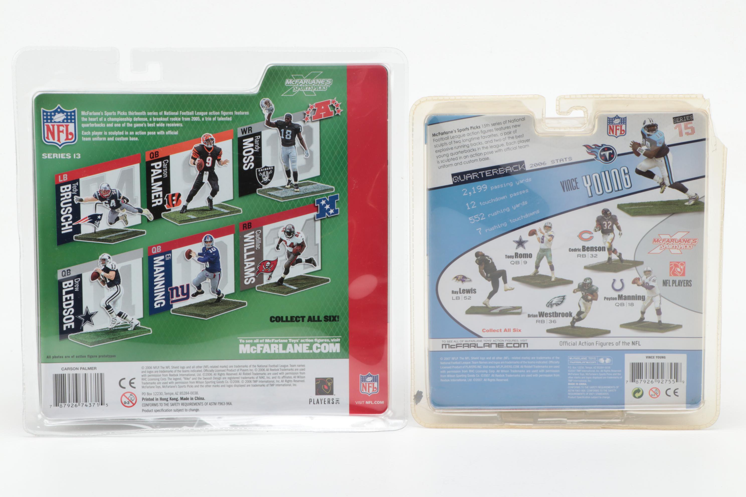 McFarlane Toys NFL Action Figures Including Eli Manning, Carson Palmer and More