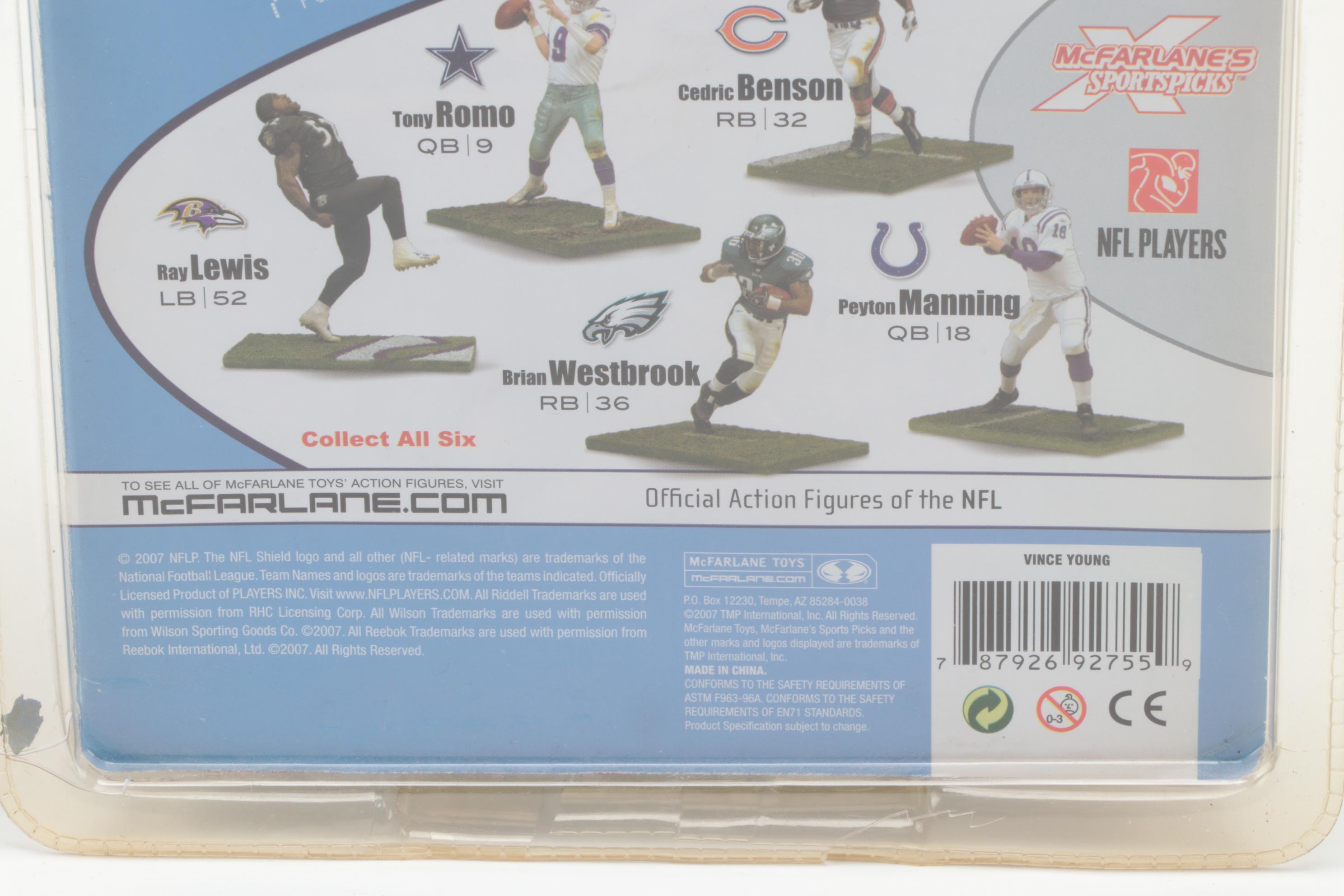 McFarlane Toys NFL Action Figures Including Eli Manning, Carson Palmer and More