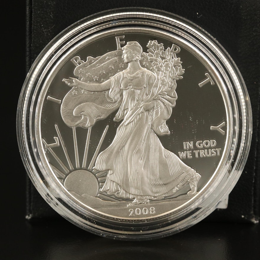 2008-W American Silver Eagle Proof Bullion Coin