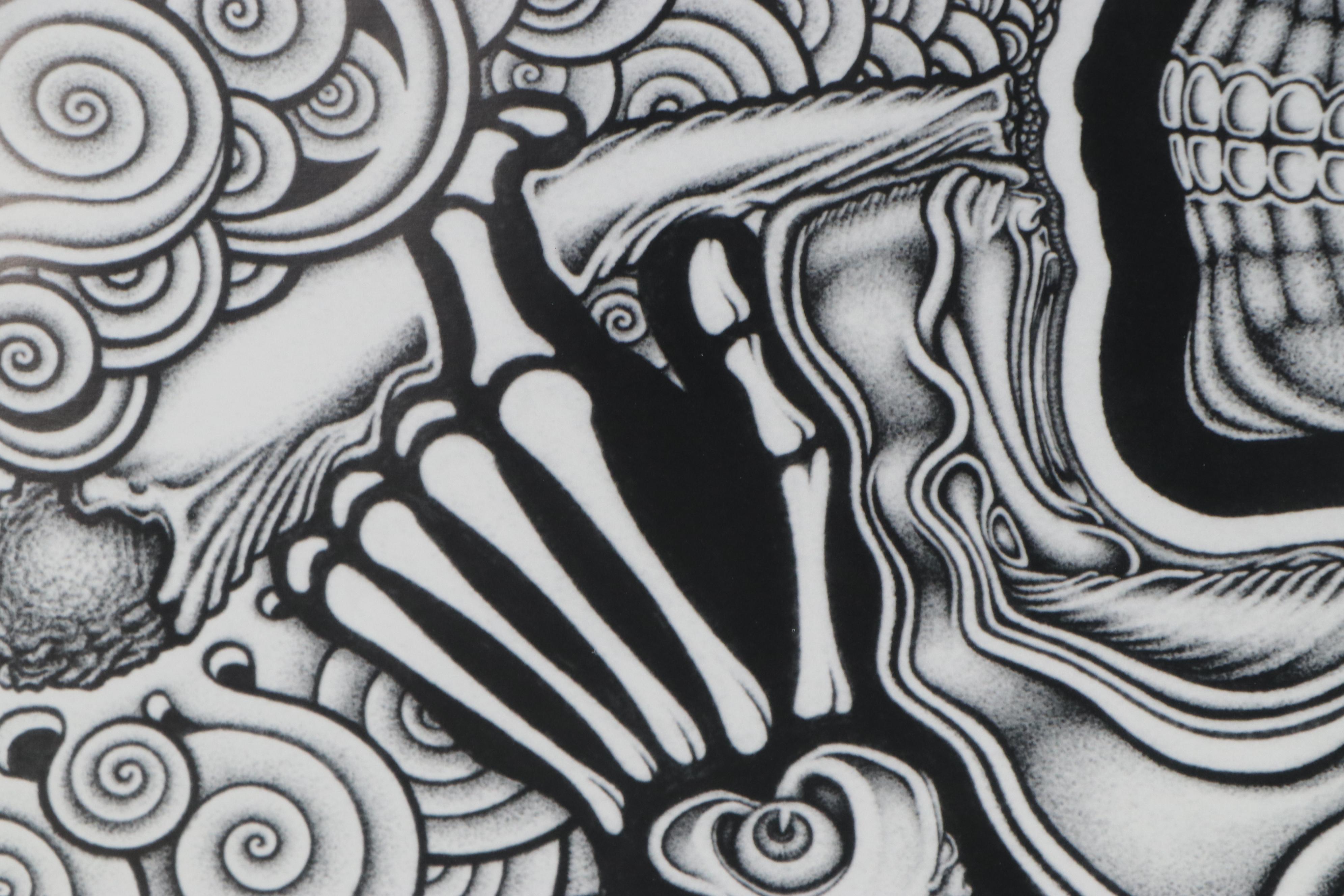 Halftone after Chris Sheehan "The Conscious Existence," 21st Century