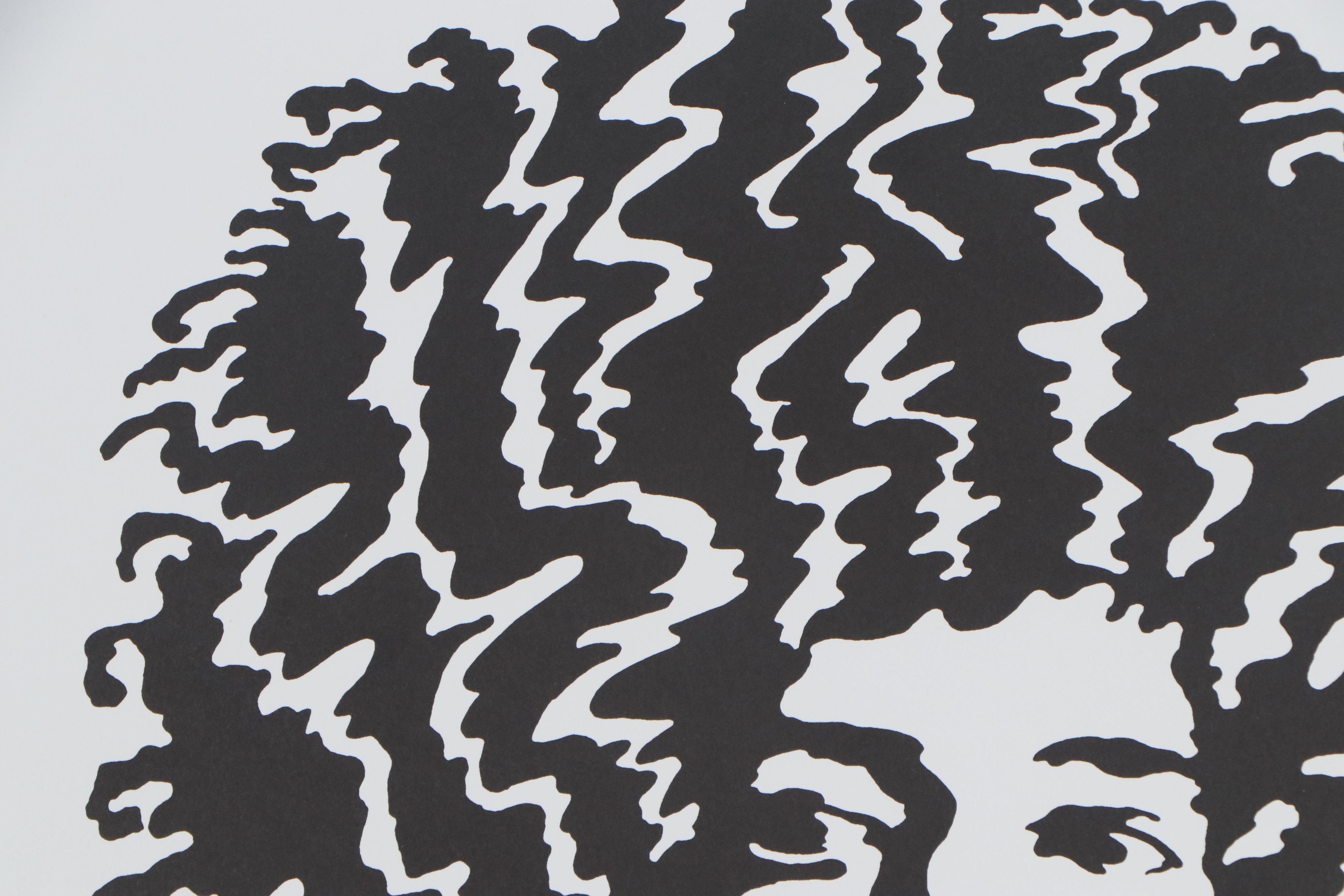 John Van Hamersveld Lithograph "Jimi Hendrix Shine Auditorium 1986," 2004