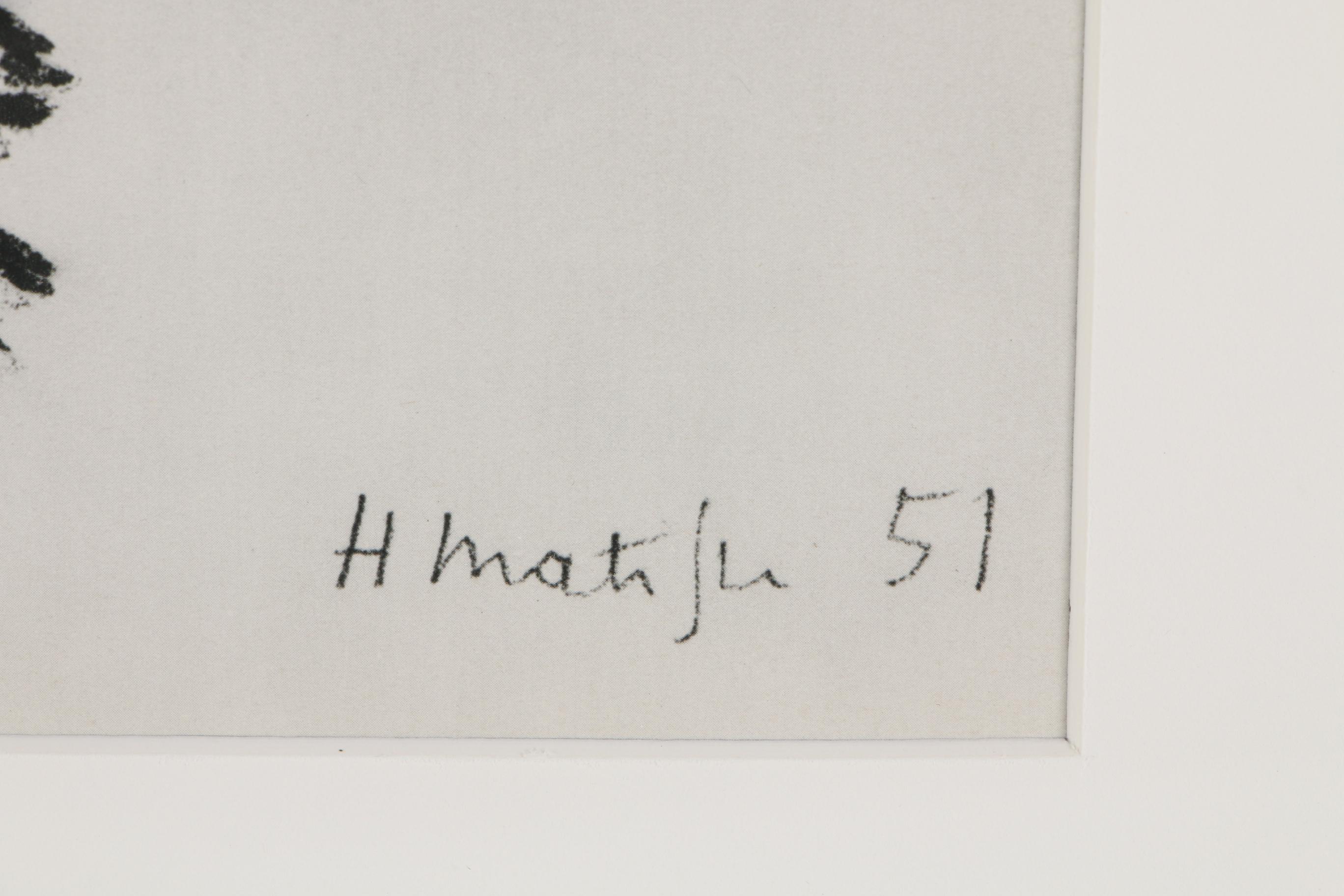 Heliogravure after Henri Matisse for "Verve," 1958