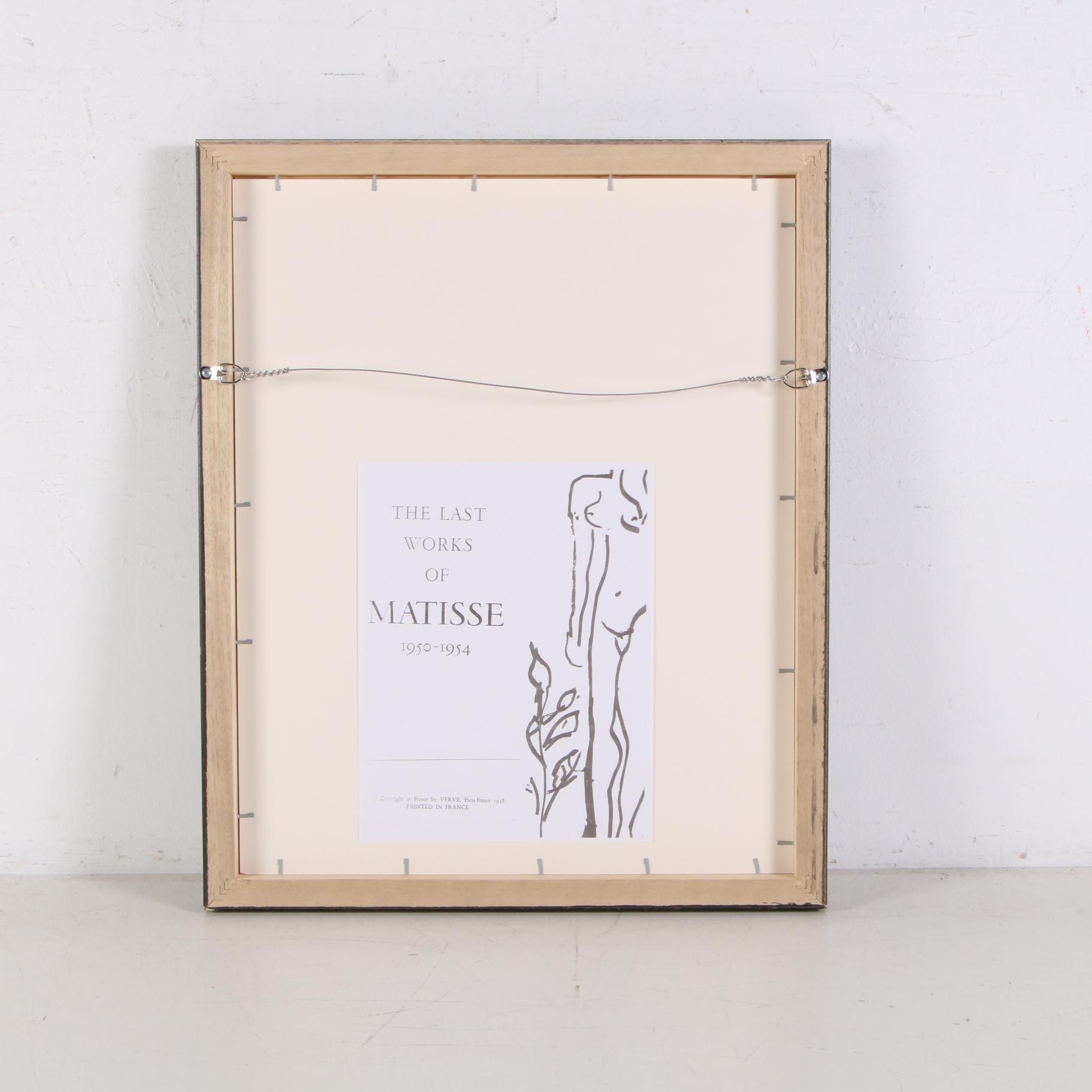 Heliogravure after Henri Matisse for "Verve," 1958