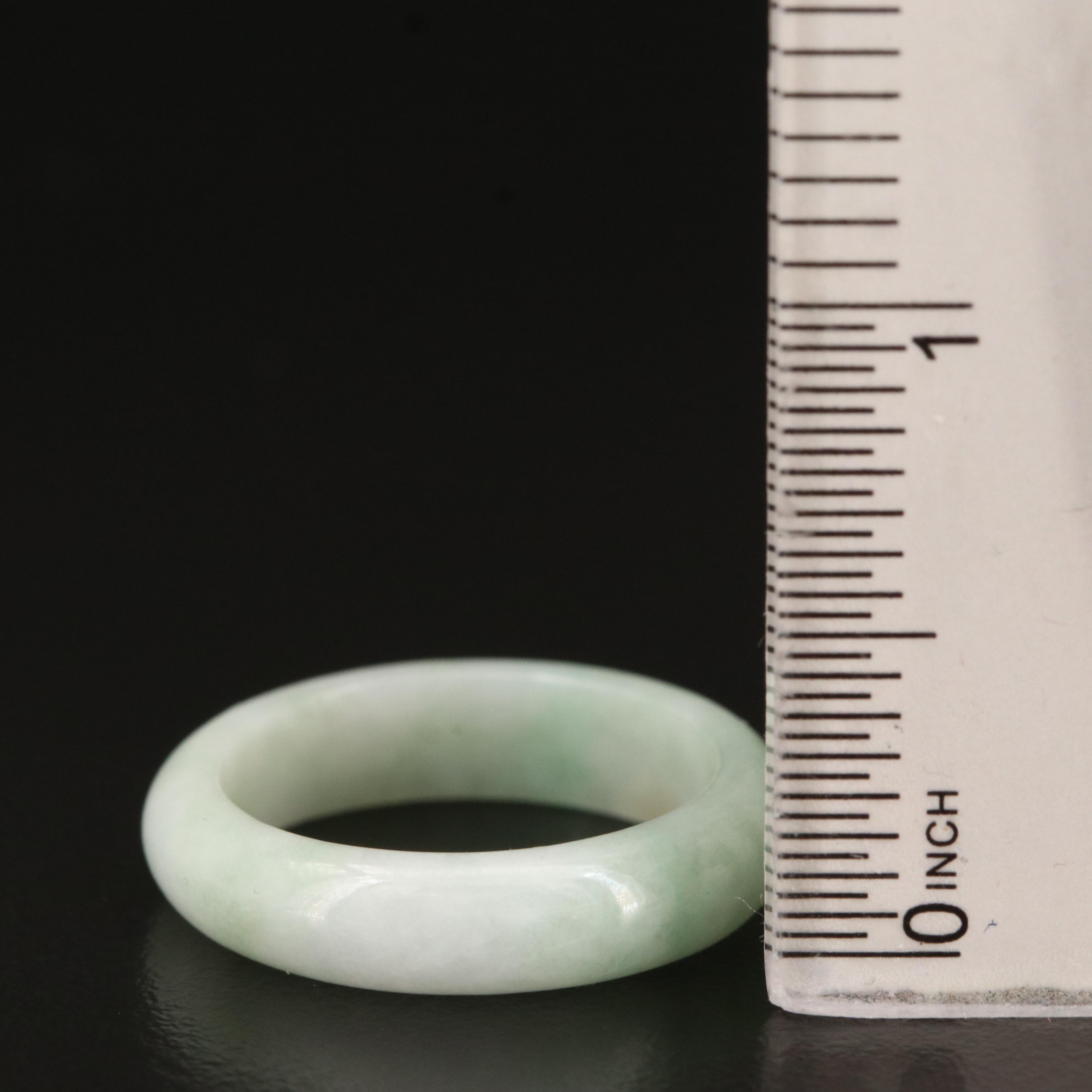 Jadeite Hololith Rings