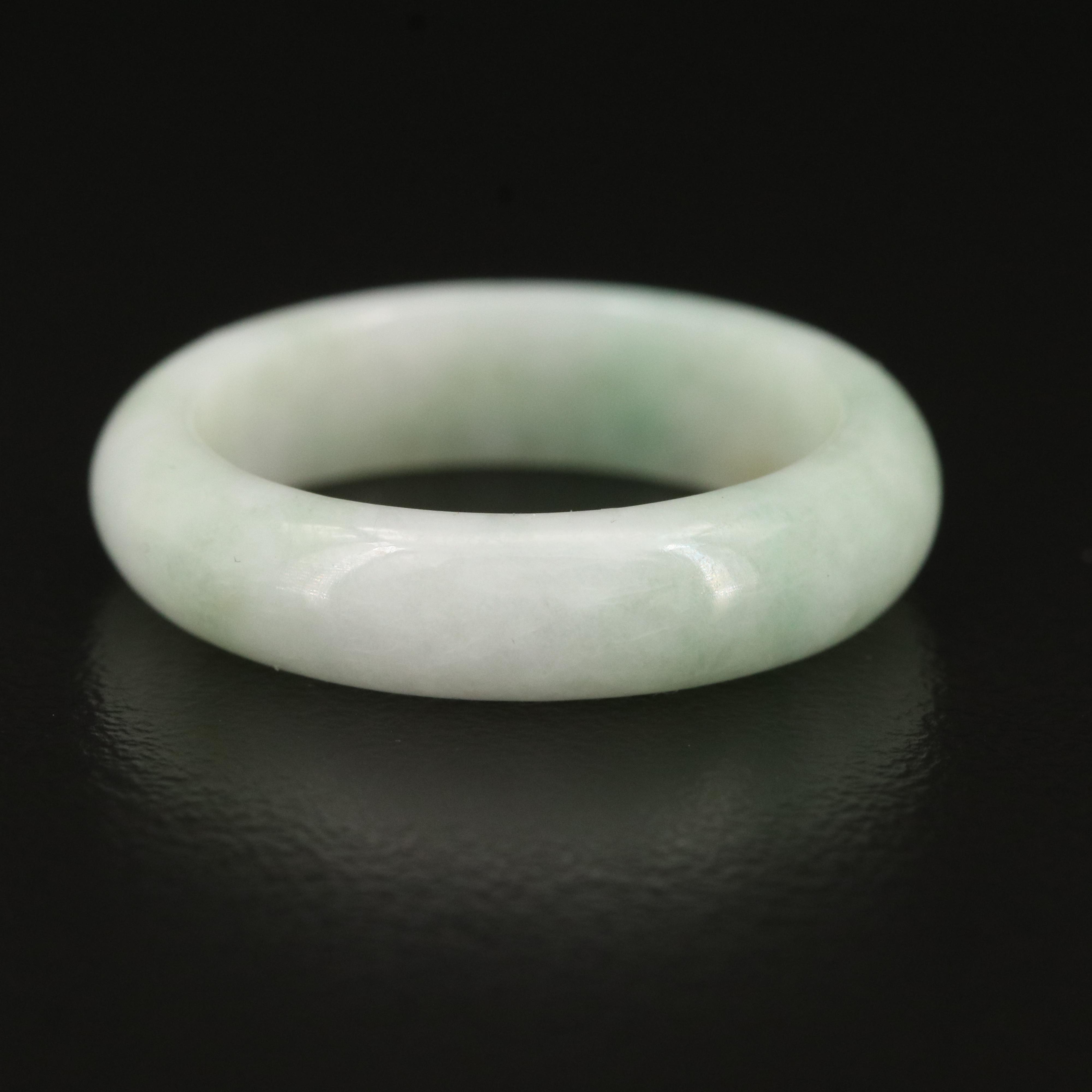 Jadeite Hololith Rings