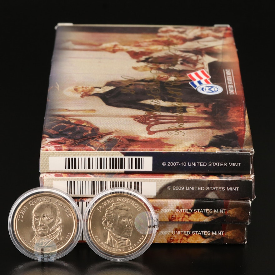 U.S. Mint Proof Presidential Dollar Coin Sets