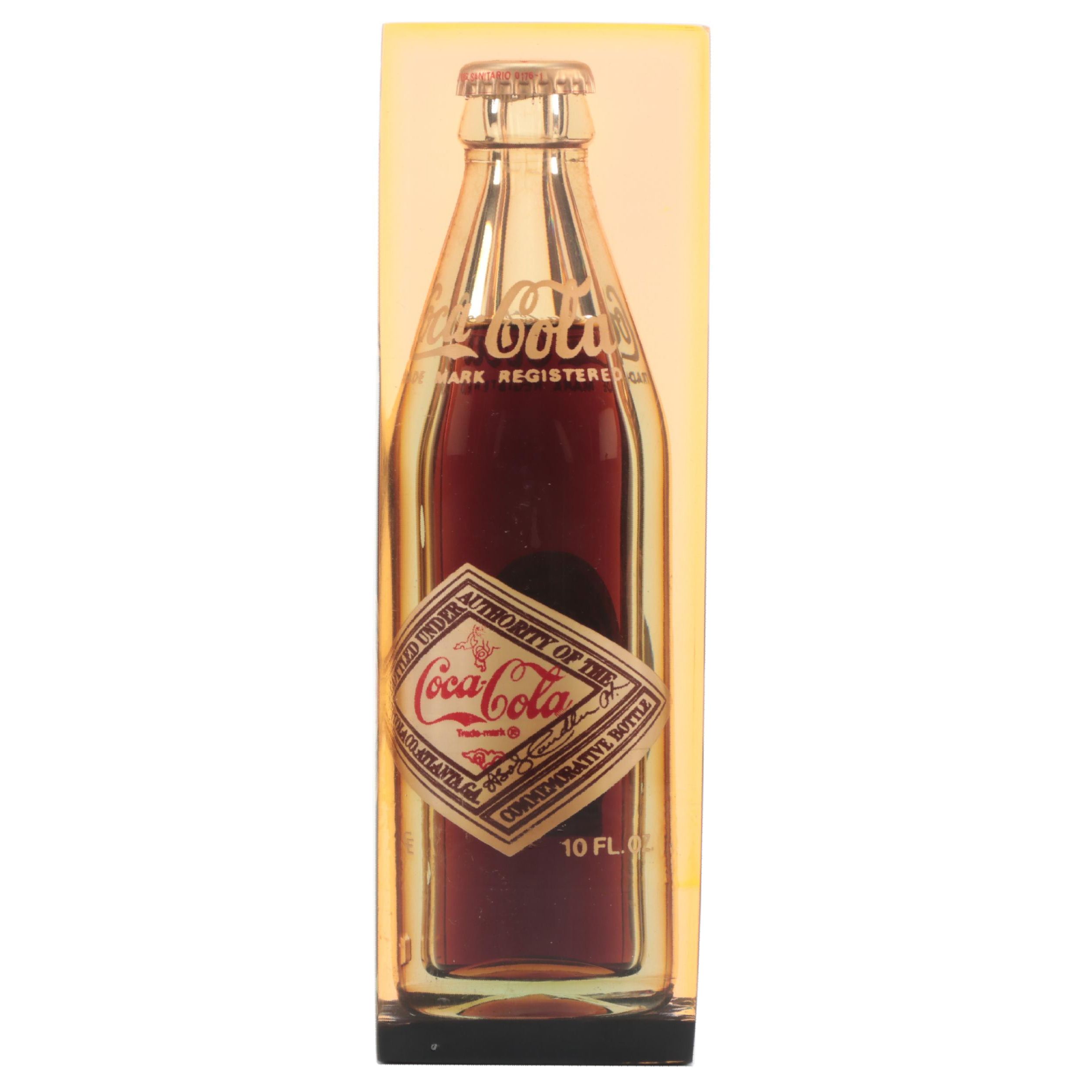 1979 Coca-Cola Commemorative Bottle Cast in Resin