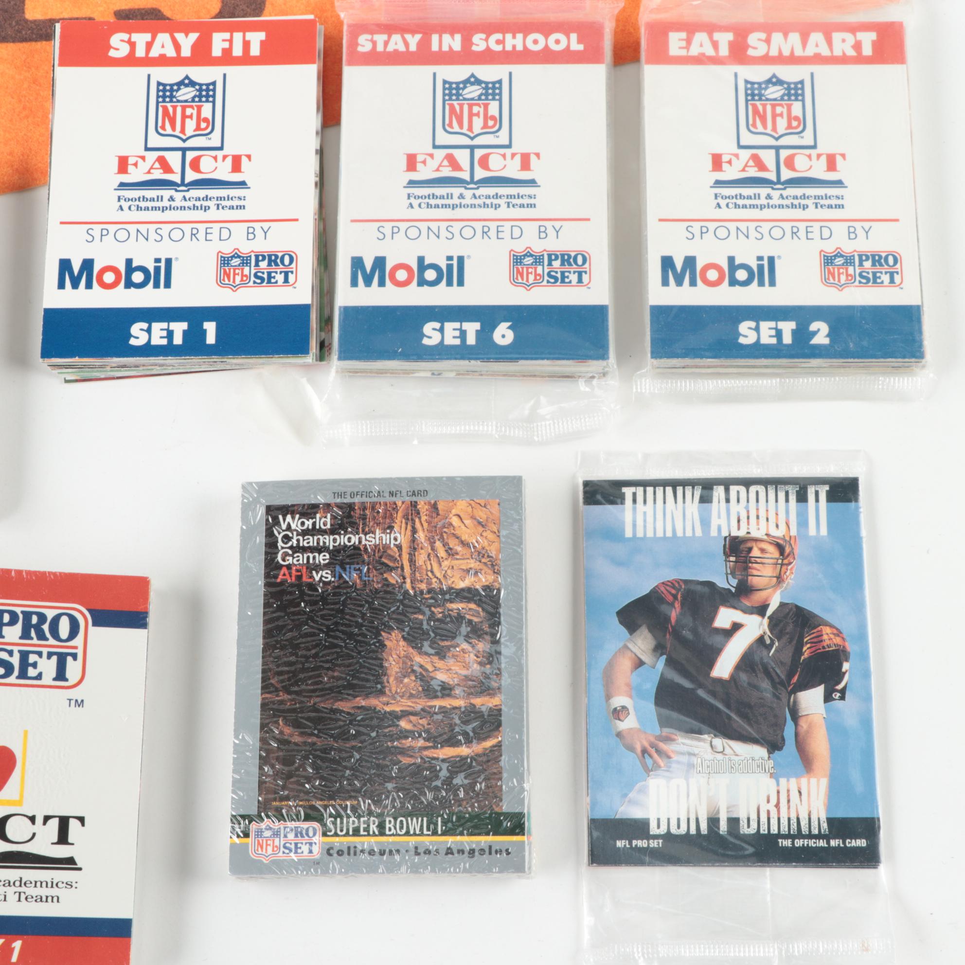 Assortment of Football Collectibles