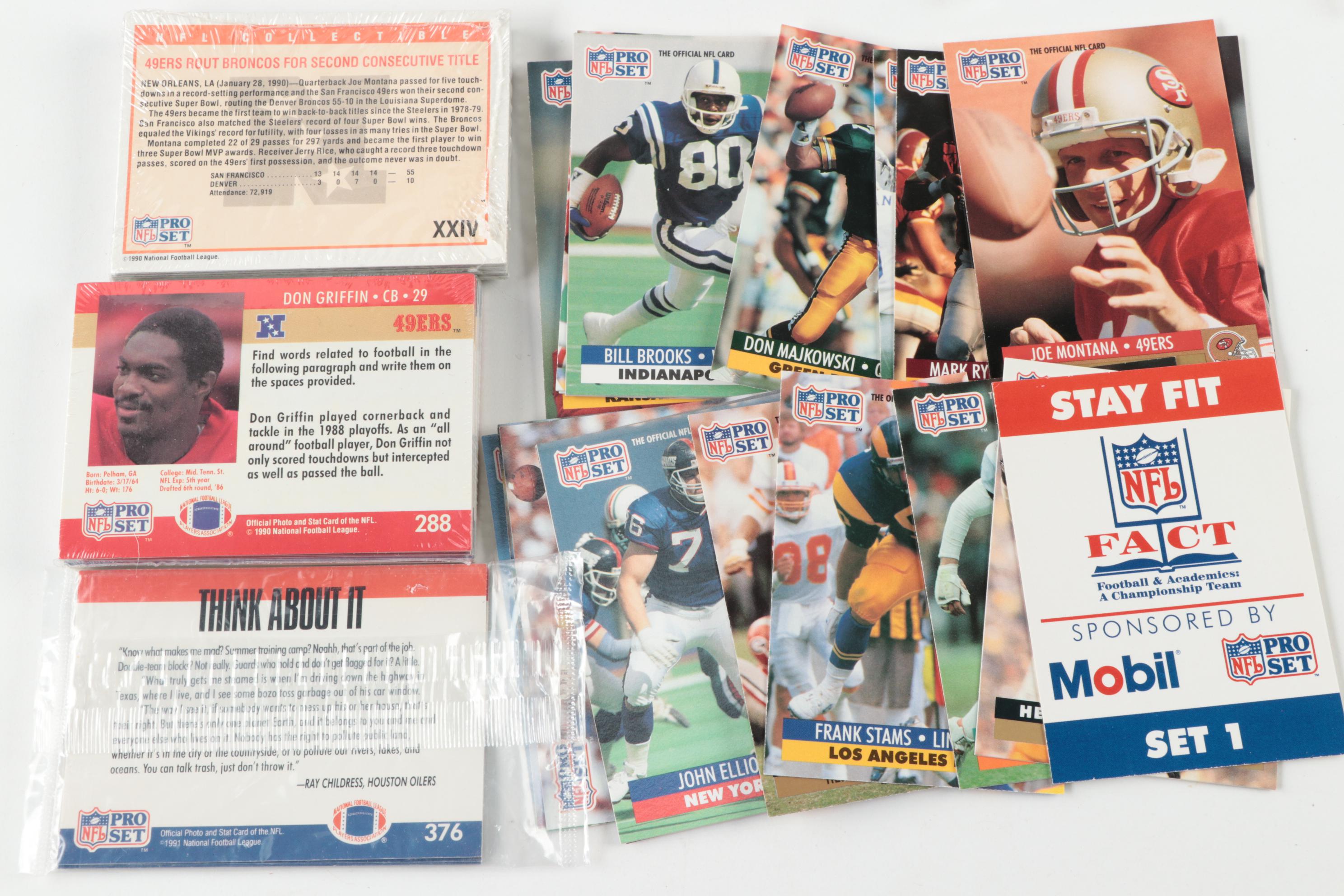 Assortment of Football Collectibles