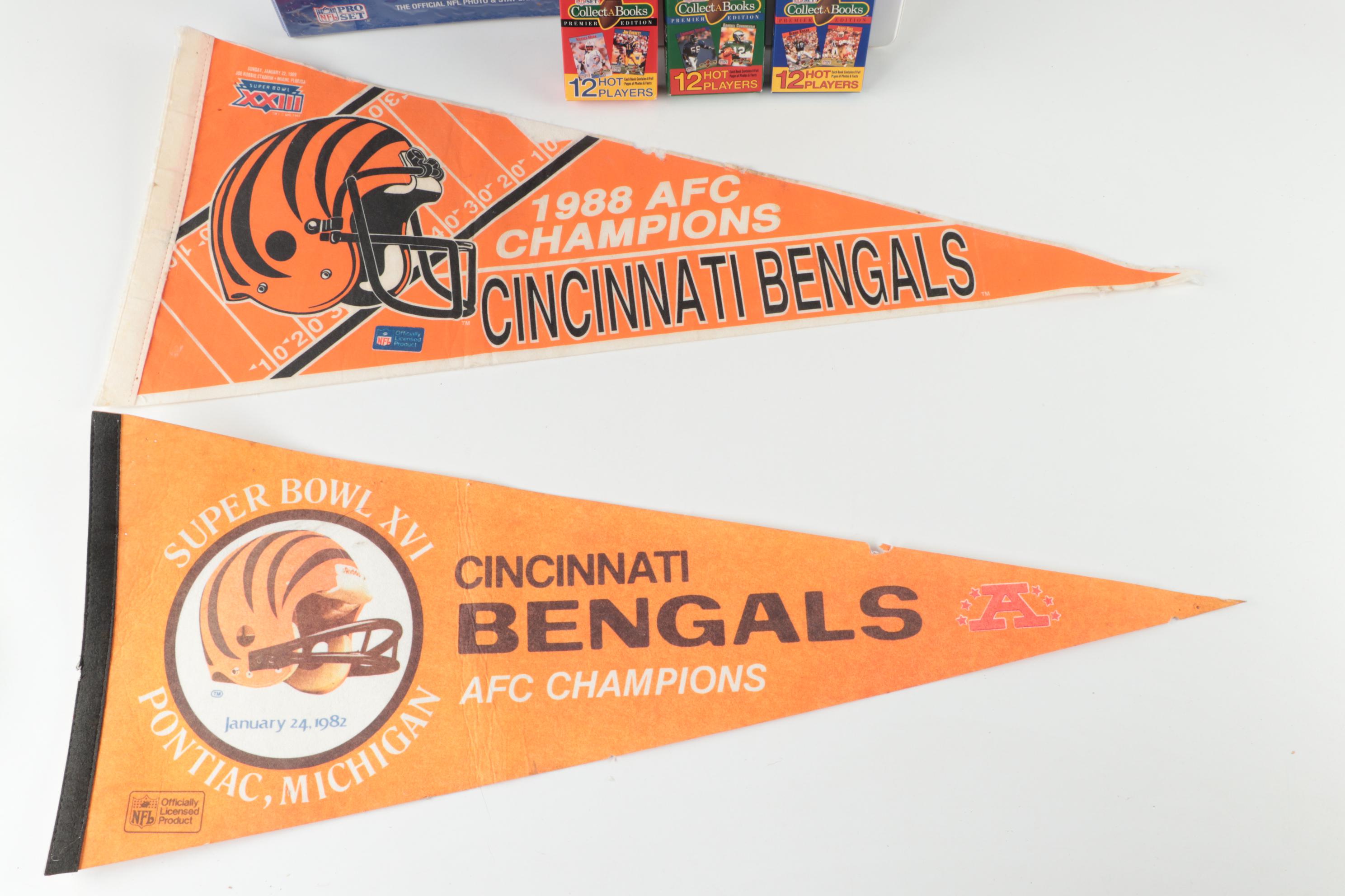 Assortment of Football Collectibles