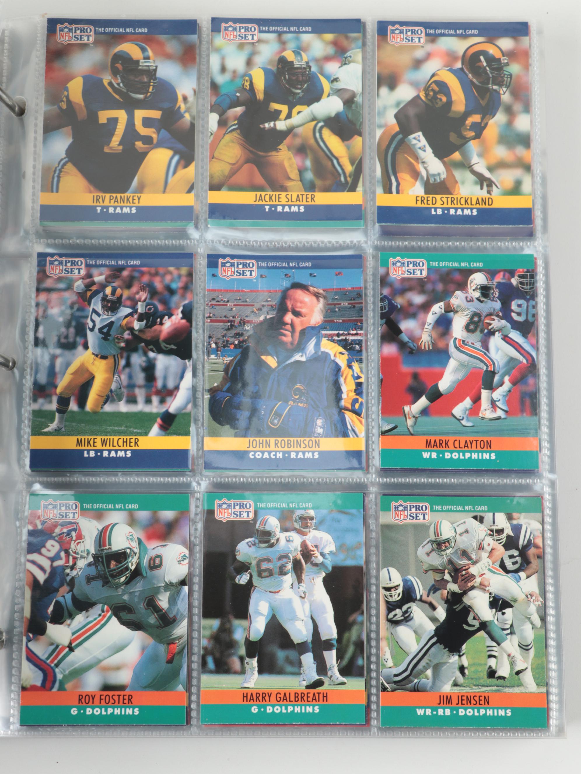 Assortment of Football Collectibles