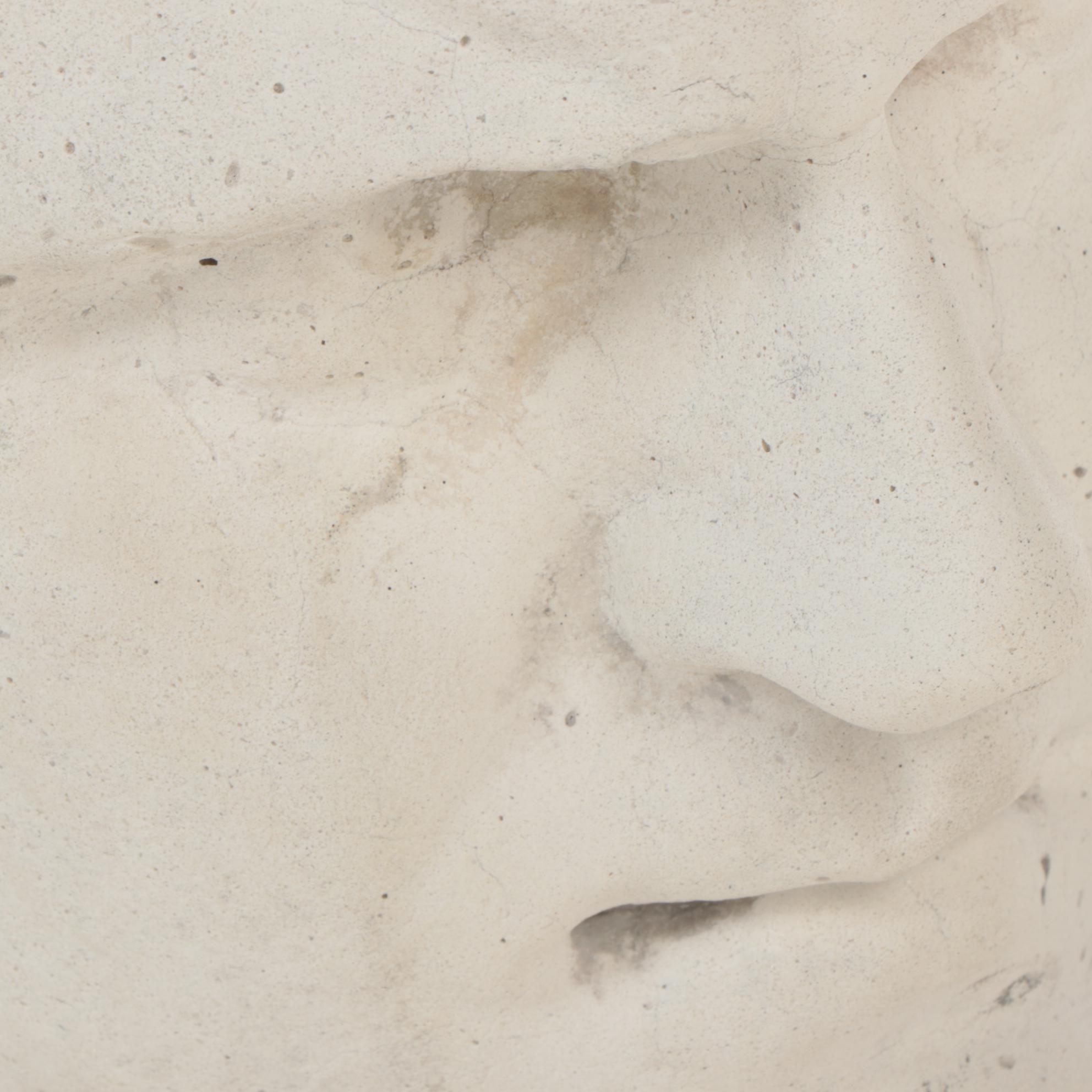 Plaster Cast Sculpture of Caracalla Bust, Mid-Late 20th Century