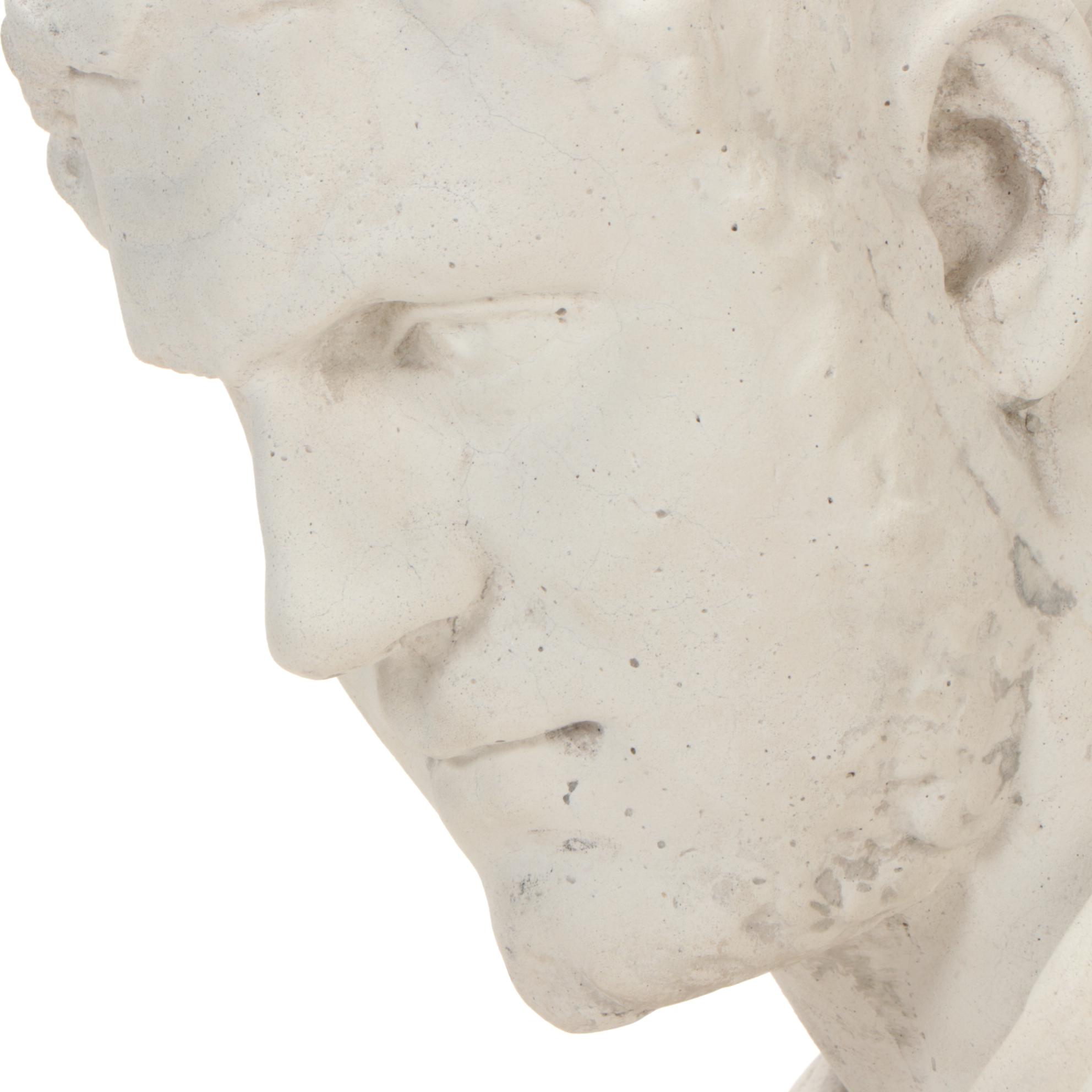 Plaster Cast Sculpture of Caracalla Bust, Mid-Late 20th Century